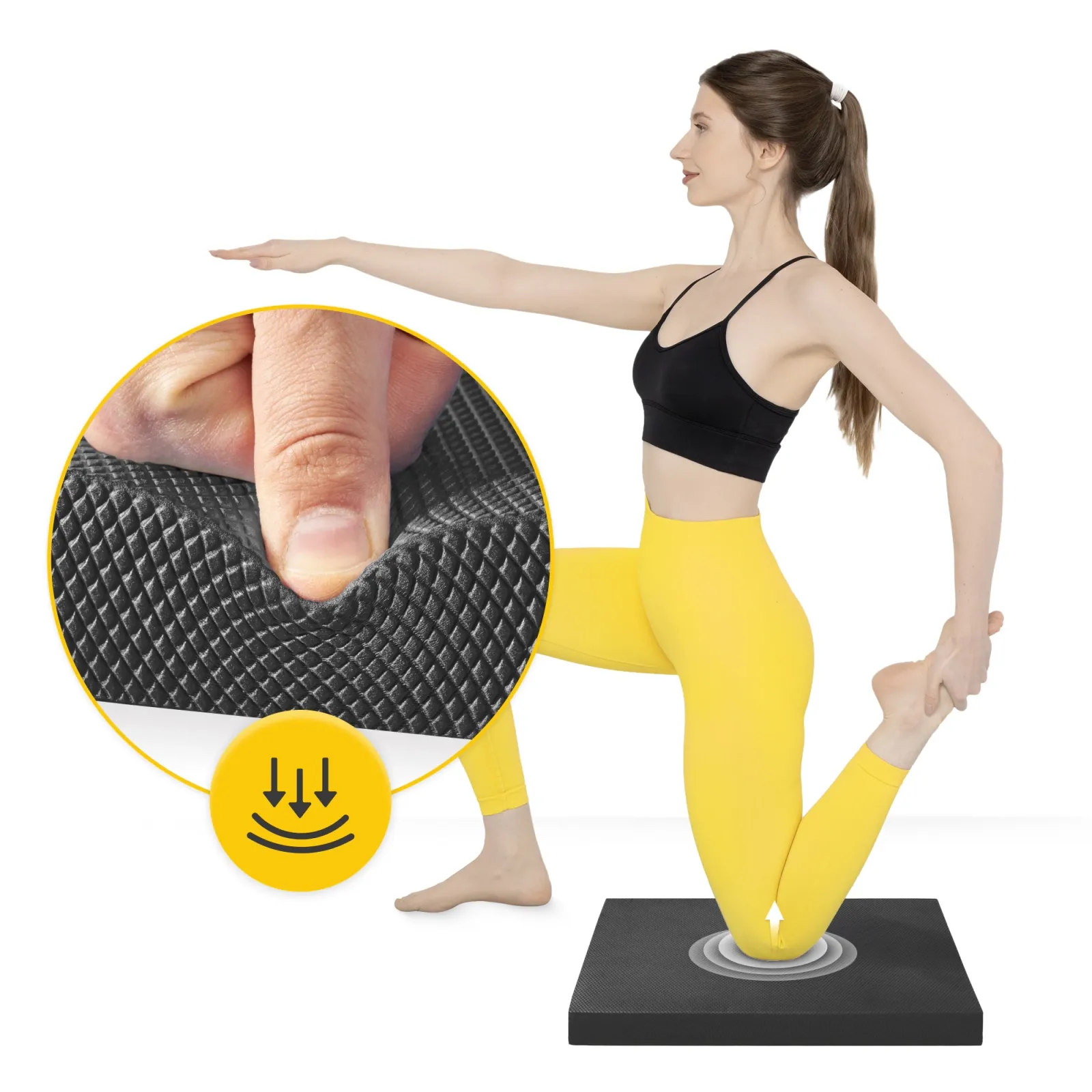 Balansinis kilimėlis juodas