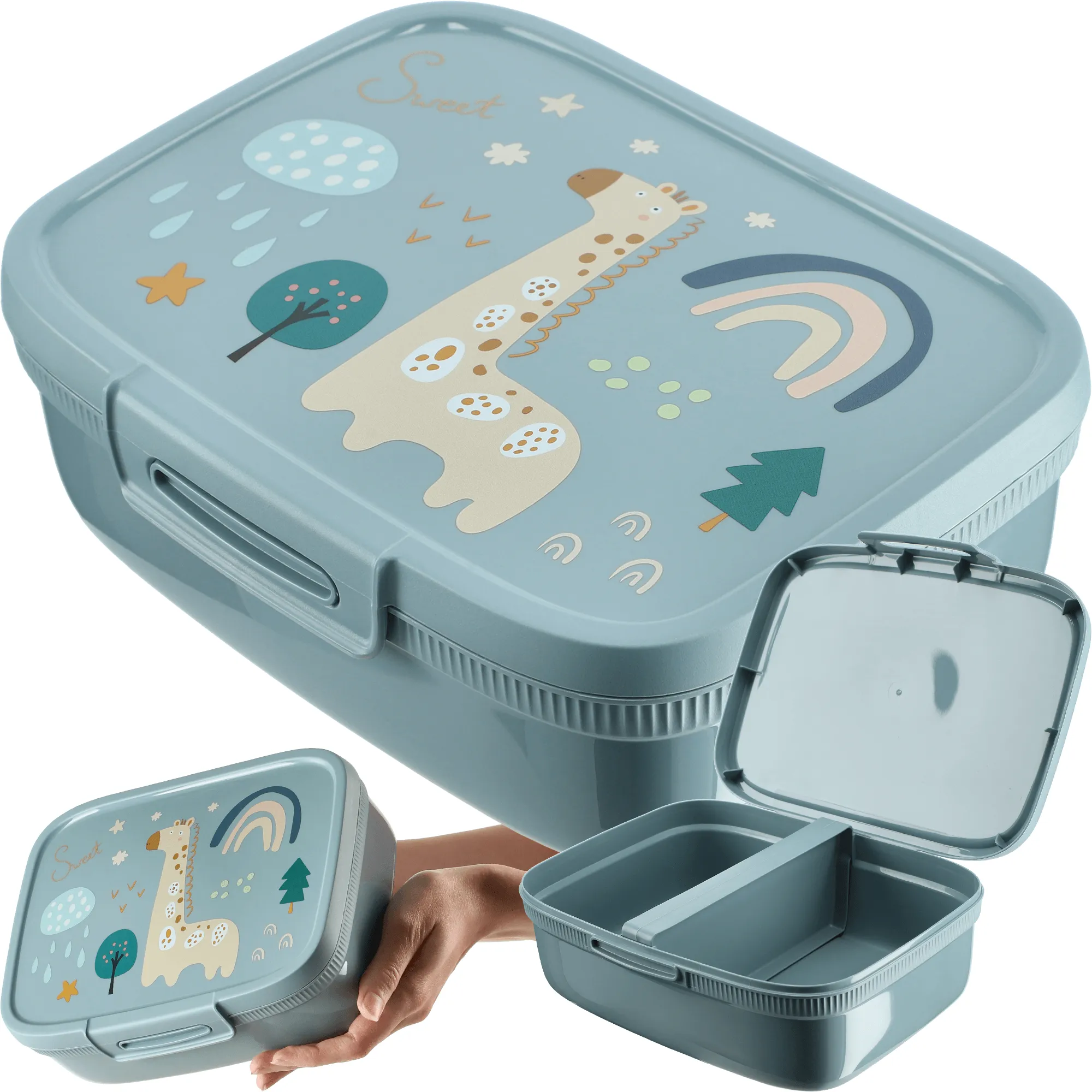 „Curver Snap Box“ 1,8 l stačiakampis maisto indas vaikams