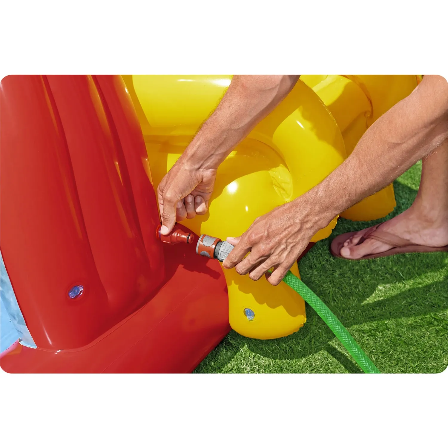 Pripučiama žaidimų aikštelė „Avengers“ 211 x 198 x 125 cm „Bestway 98800“ - nuotrauka 1