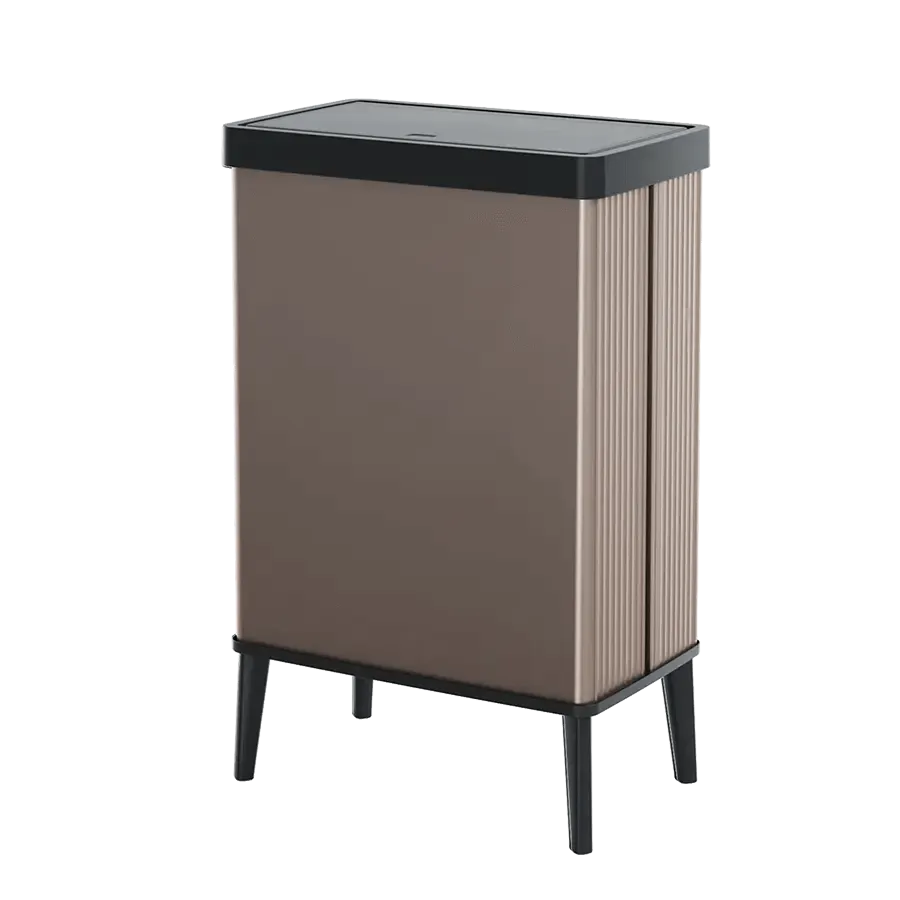 Curver Verto aukšta šiukšliadėžė, 54 l, perlinės rožinės spalvos