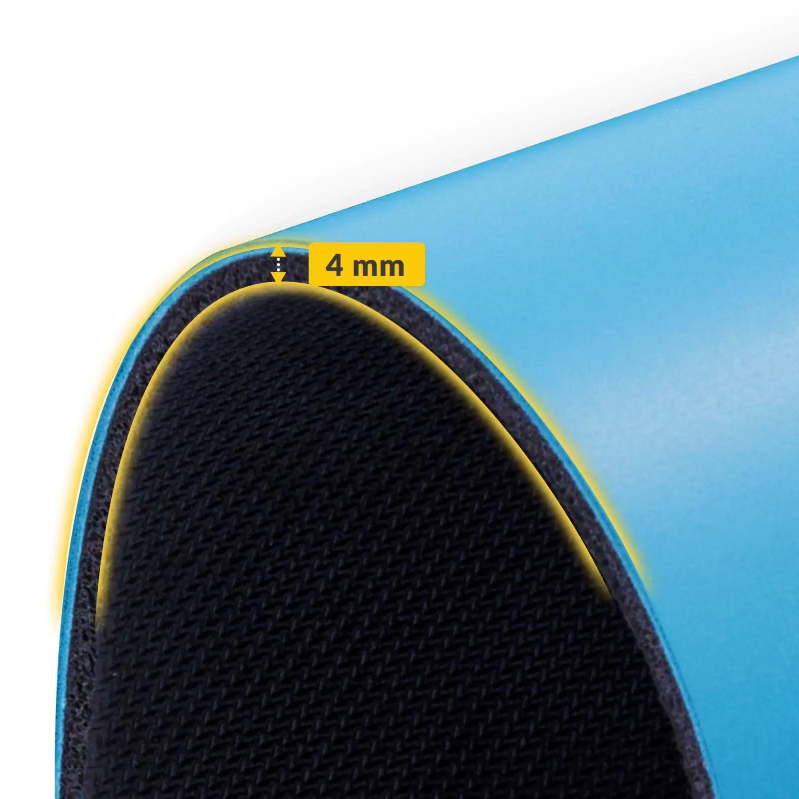 4 mm mėlynas neslystantis jogos ir mankštos kilimėlis