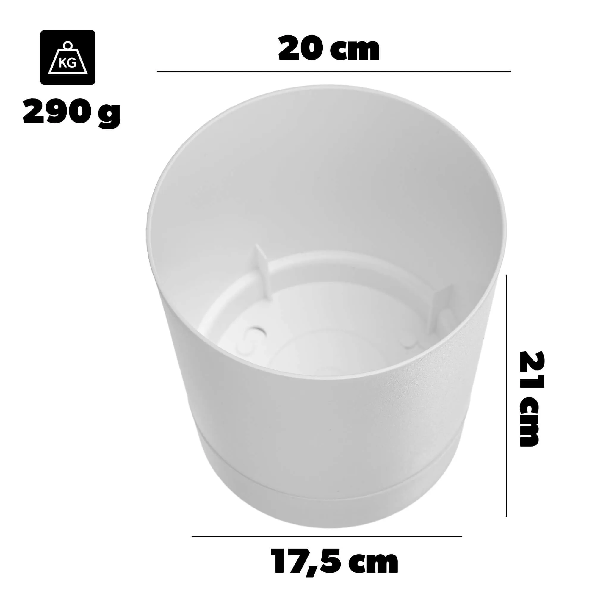 Verri vazonas su lėkštute