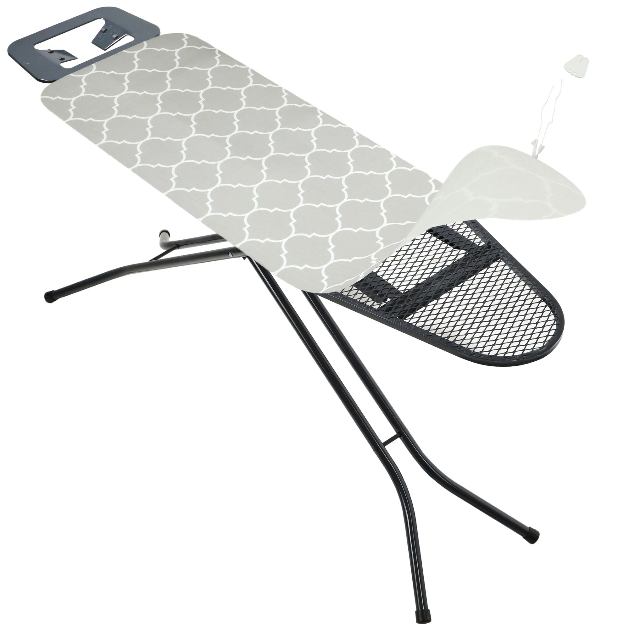 Viseu geometrinis lyginimo lentos užvalkalas 144×44 cm