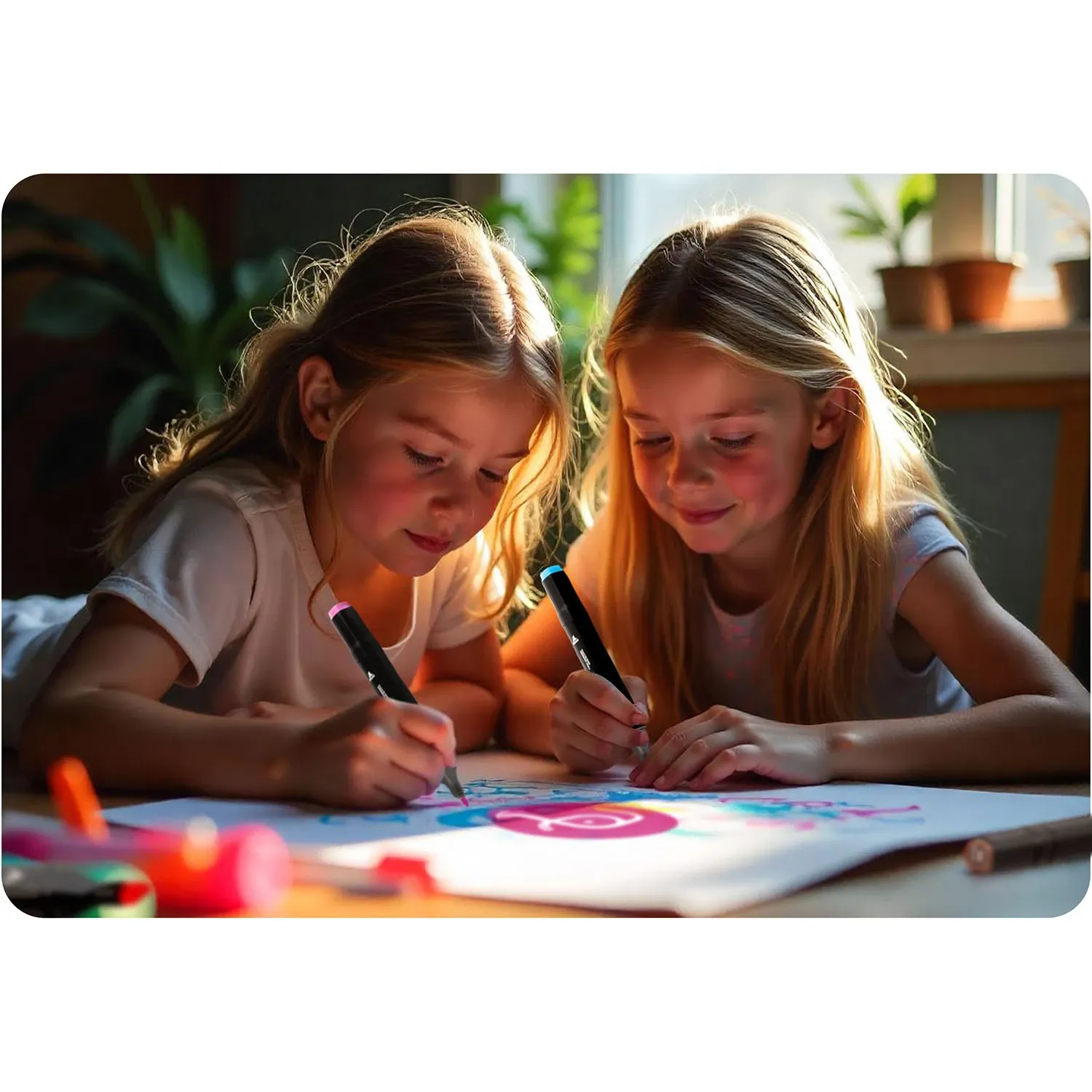 Tapybos kilimėlis 90 x 120 cm + 80 Ricokids alkoholio žymeklių - nuotrauka 1