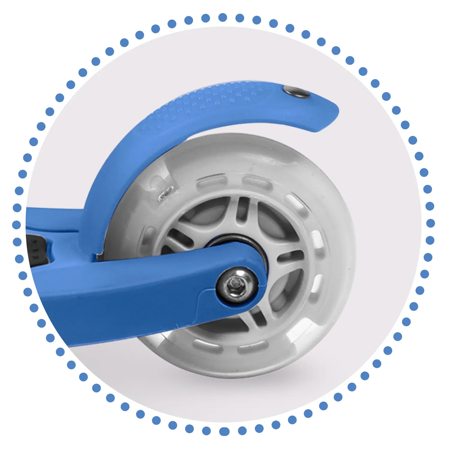 „Ricokids Loco“ triratis paspirtukas – mėlynas - nuotrauka 1