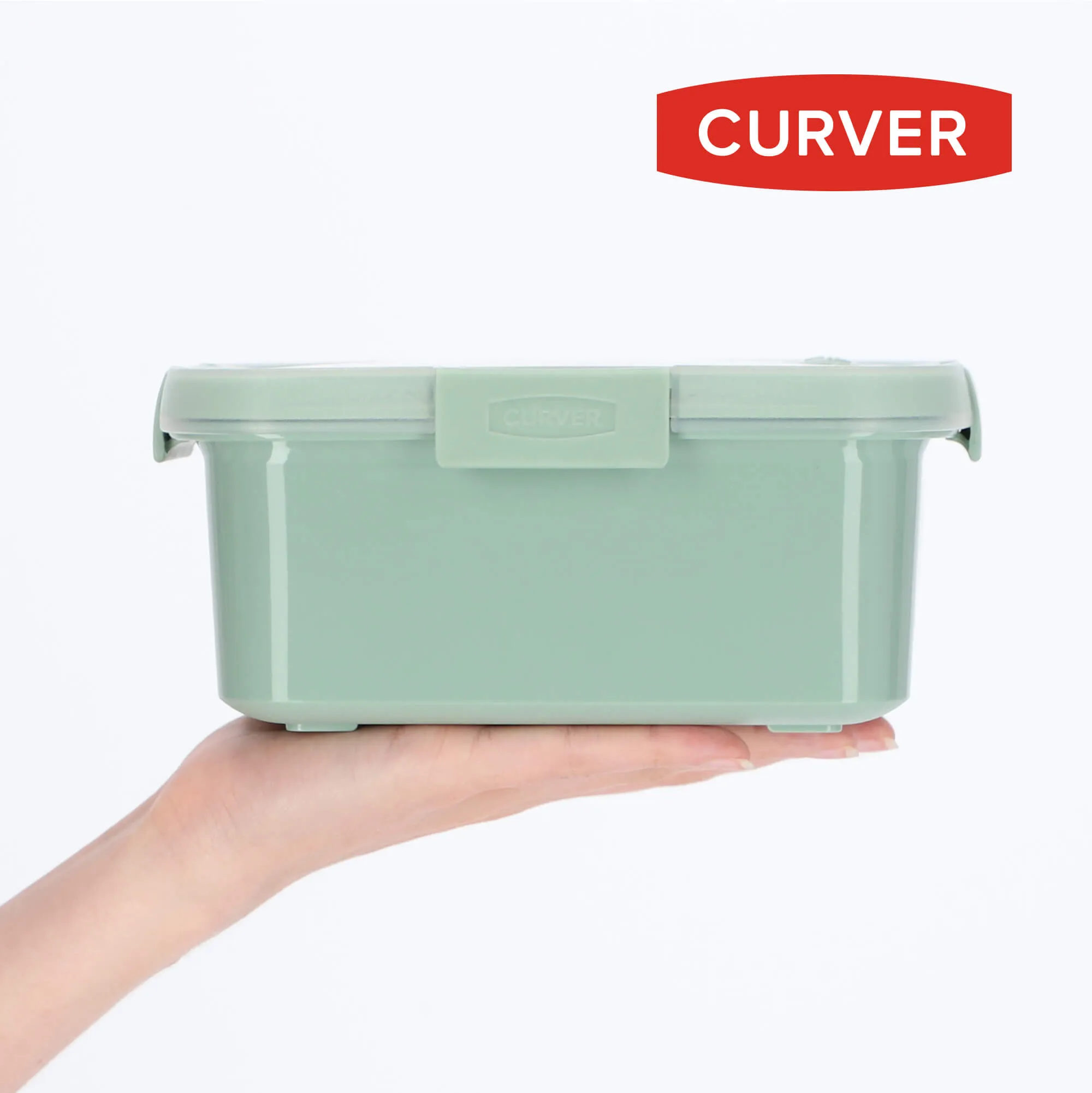 1,2 l išsinešimui skirto pietų rinkinio maisto indelis, žalias