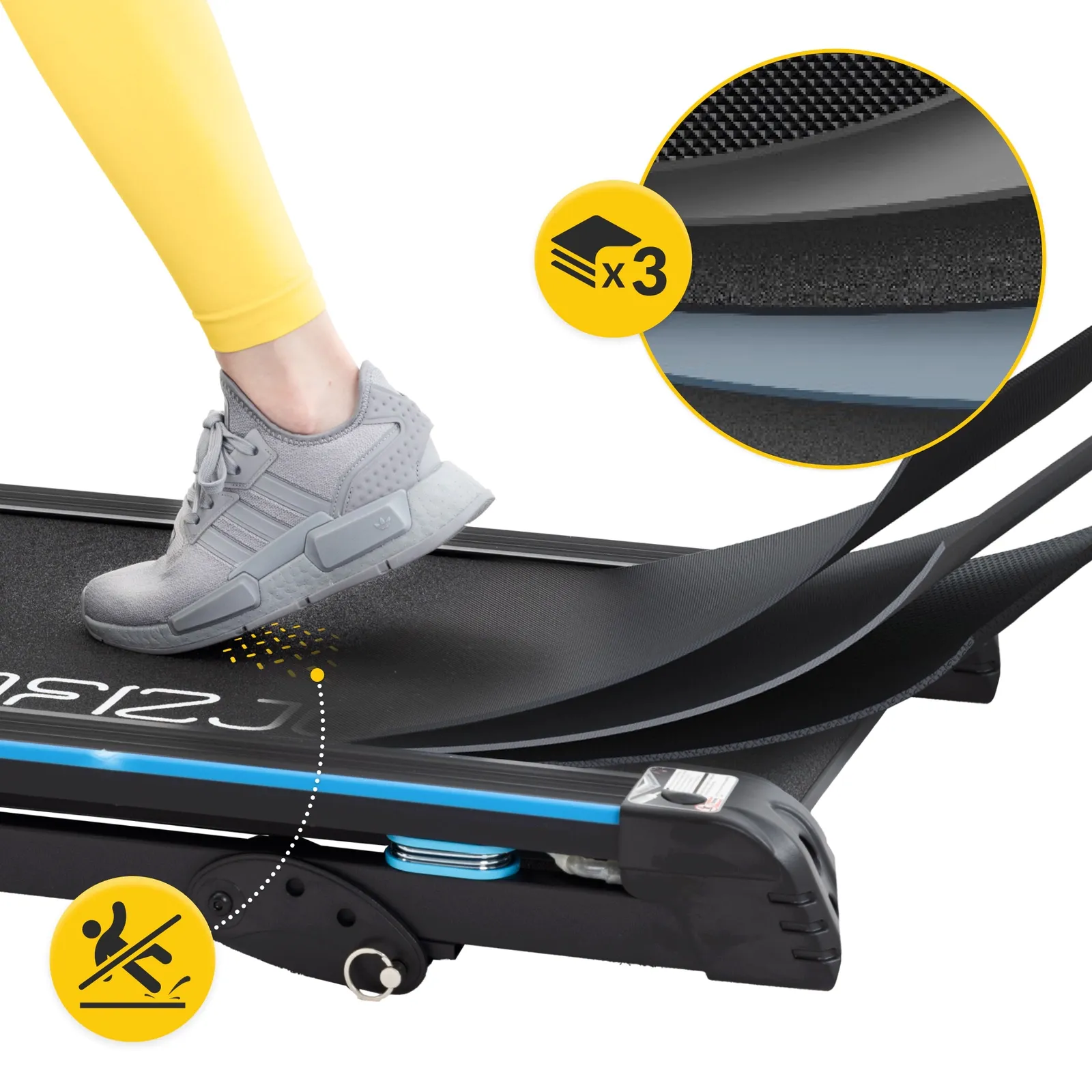 TM FALCO reguliuojamas elektrinis bėgimo takelis namams