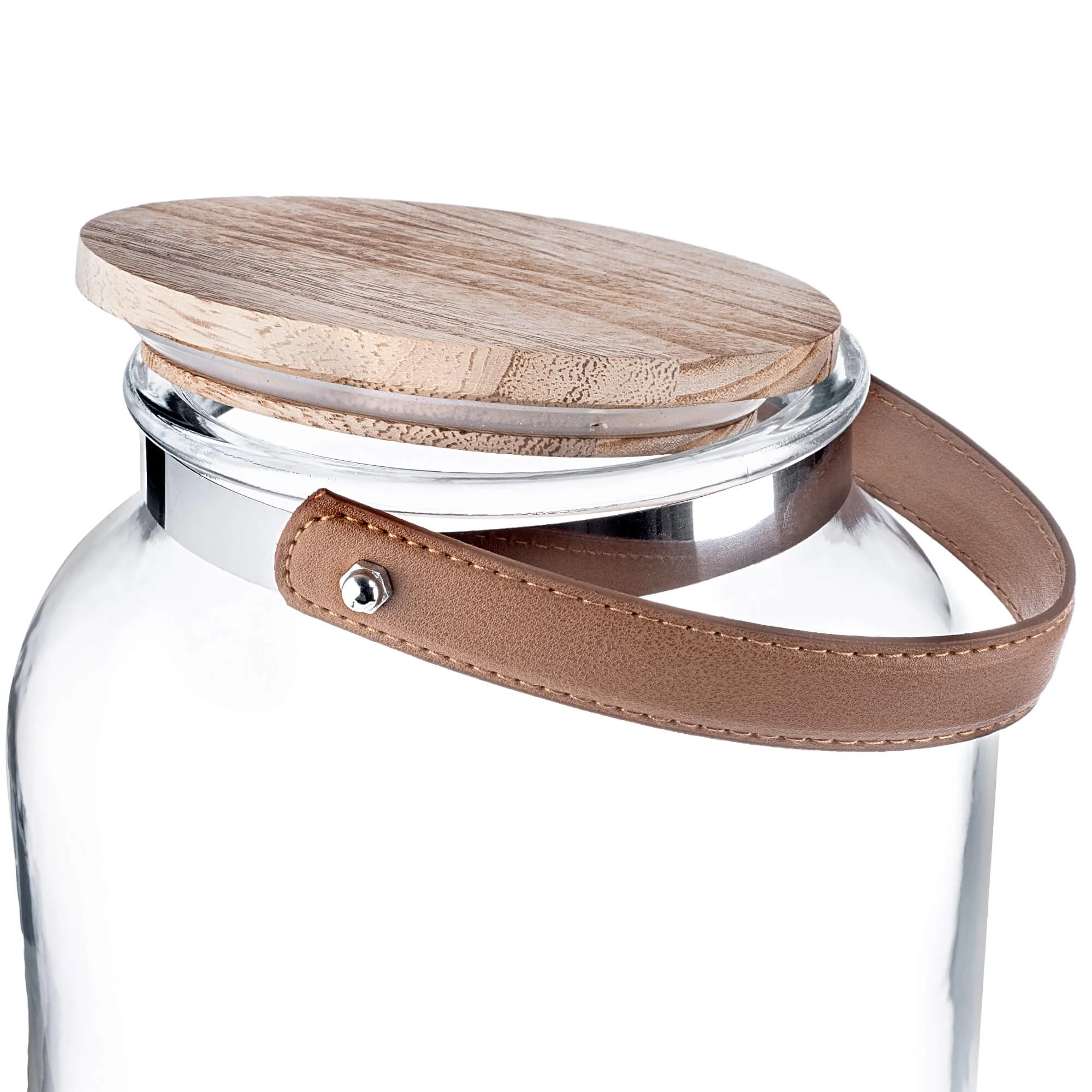 Stiklinis indas su čiaupu ir rankena Mandrioli 5,6 l