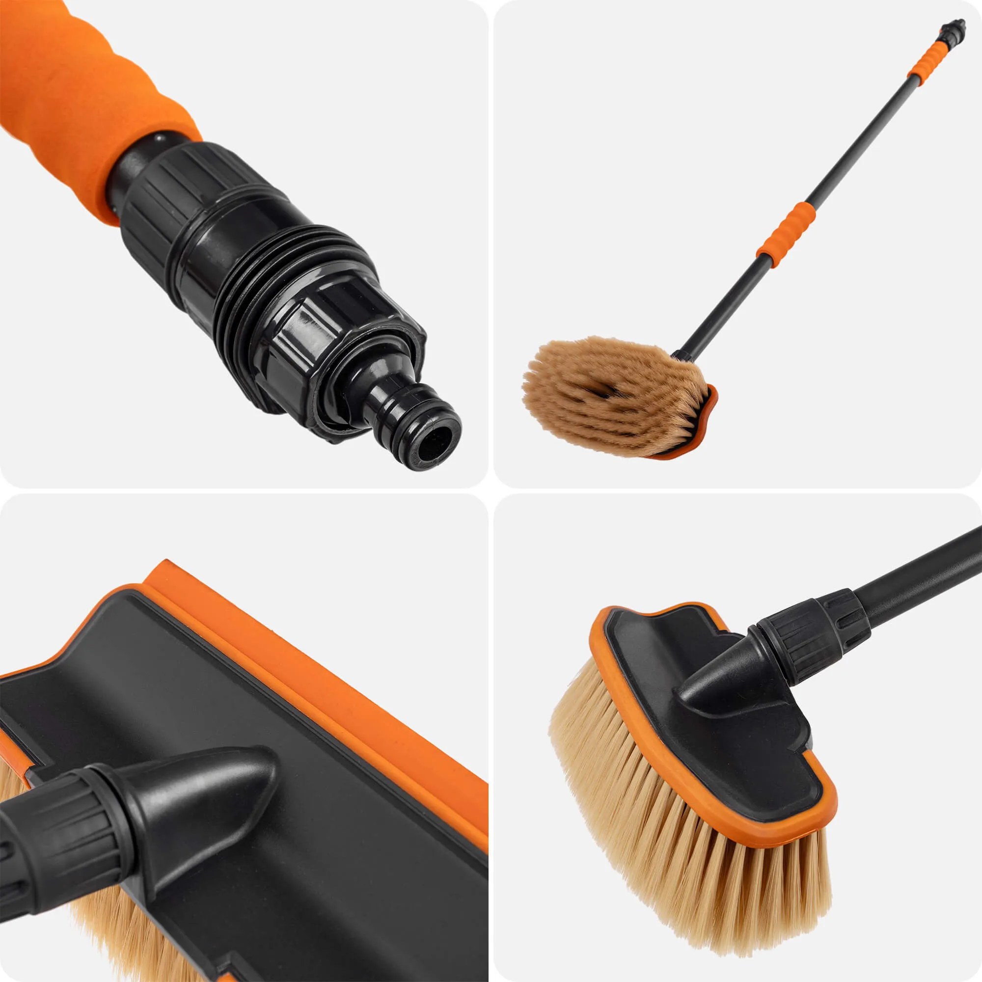 Antony skalbimo šepetys su vožtuvu, 2 plokštumų, 110 x 20 cm