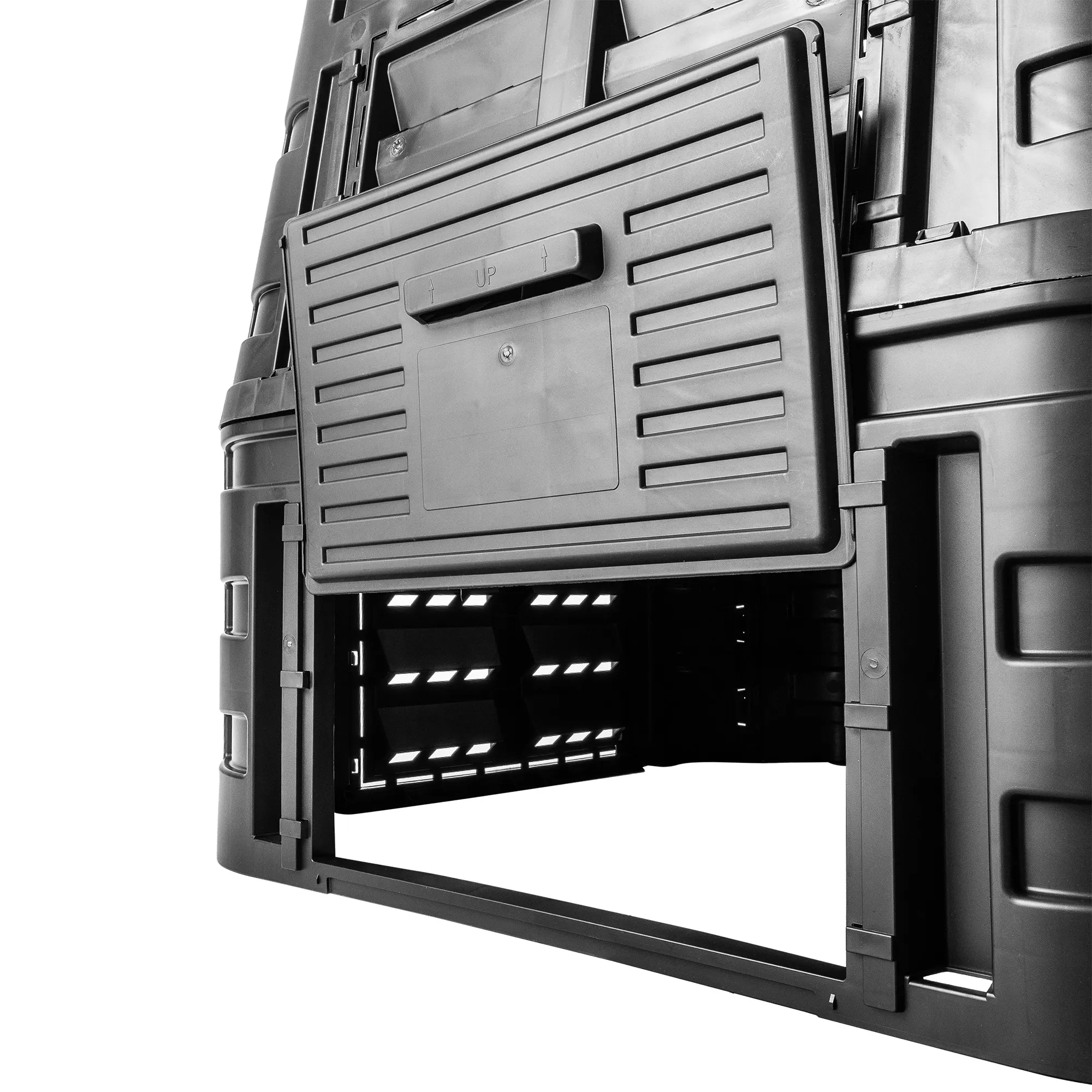 Boko 740L sodo kompostinė, juoda