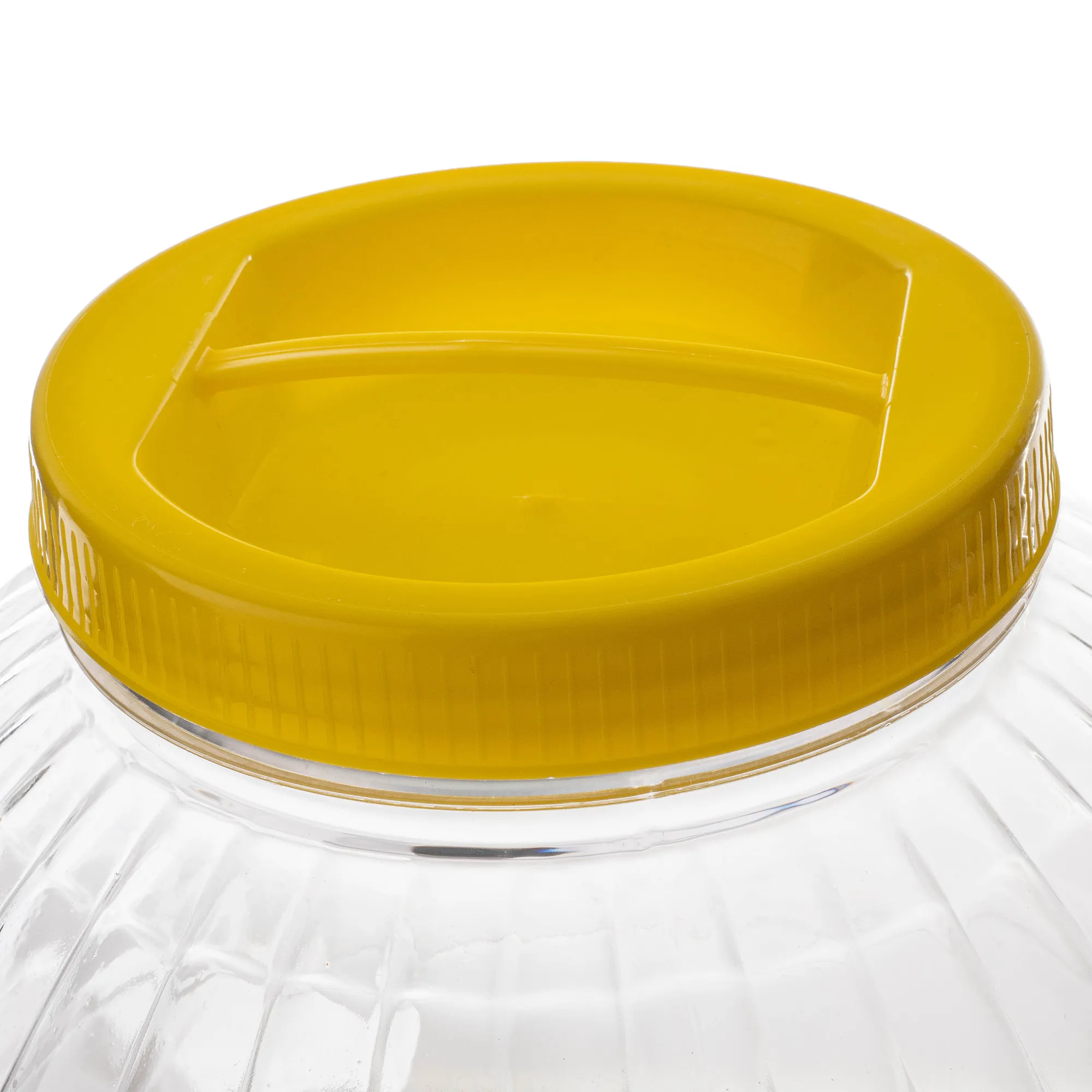 10 litrų geltonas plastikinis indas