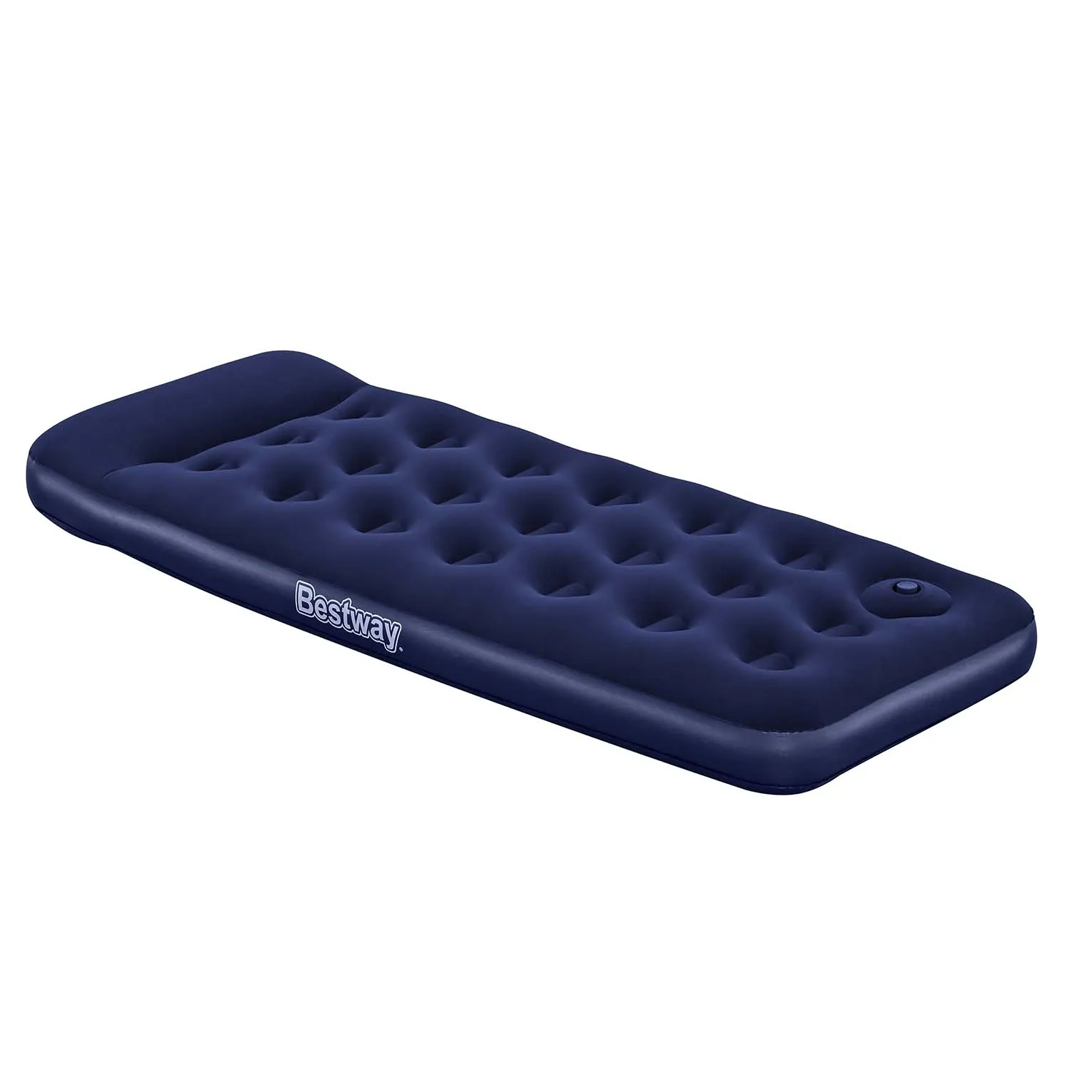 Pripučiamas čiužinys 185x76x22 cm su įmontuota kojine pompa Bestway 67223 - nuotrauka 1