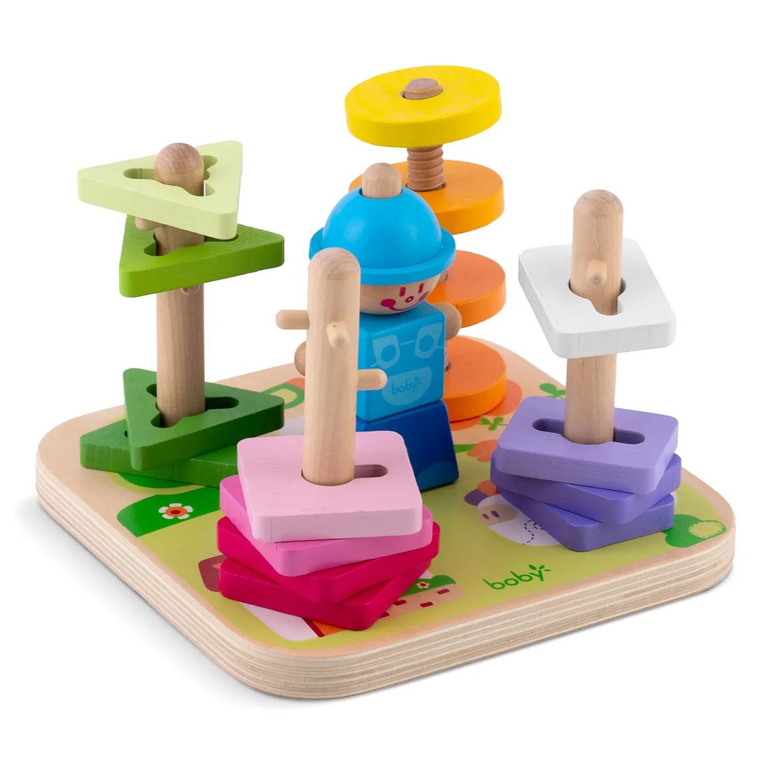 Medinių žaislų rūšiavimo dėlionė RK-866 Ricokids - nuotrauka 1