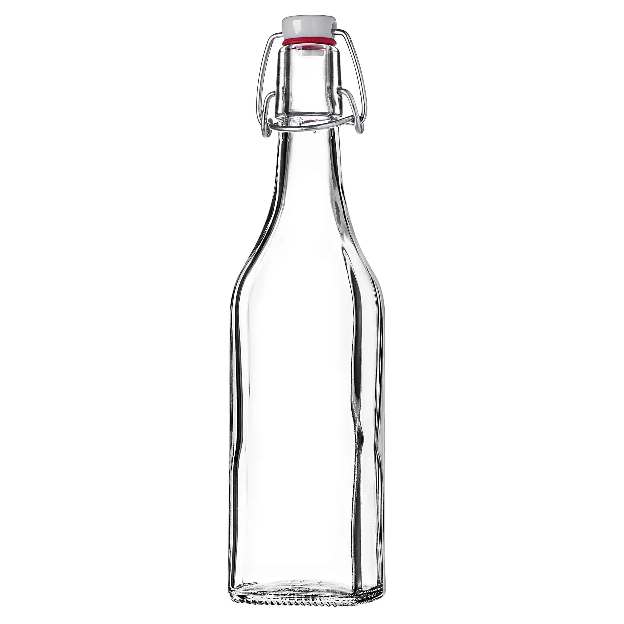 Nave stikliniai buteliai 500 ml su mechaniniu kamščiu 5 vnt.
