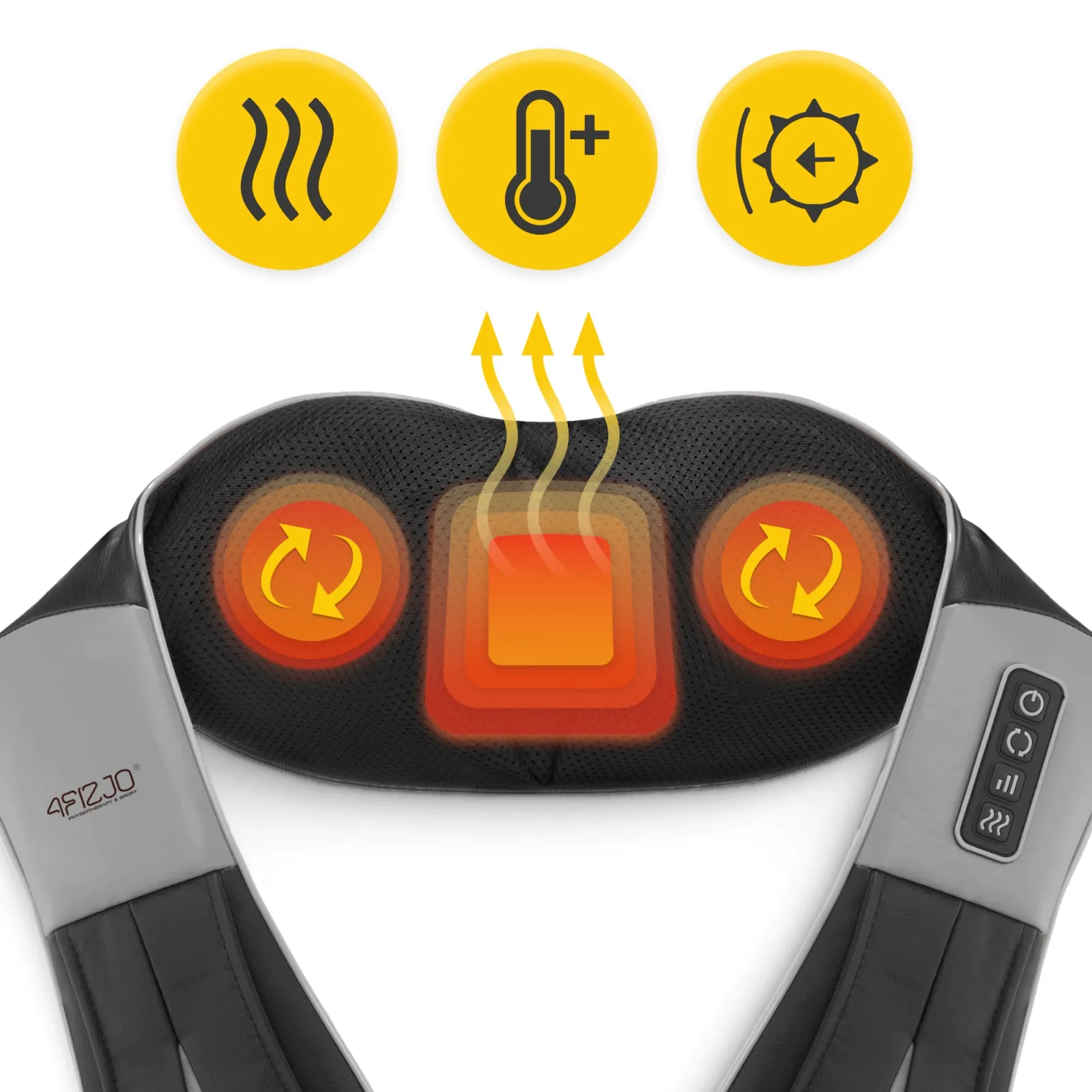 SHIATSU ULTRA+ kaklo masažuoklis pilkas