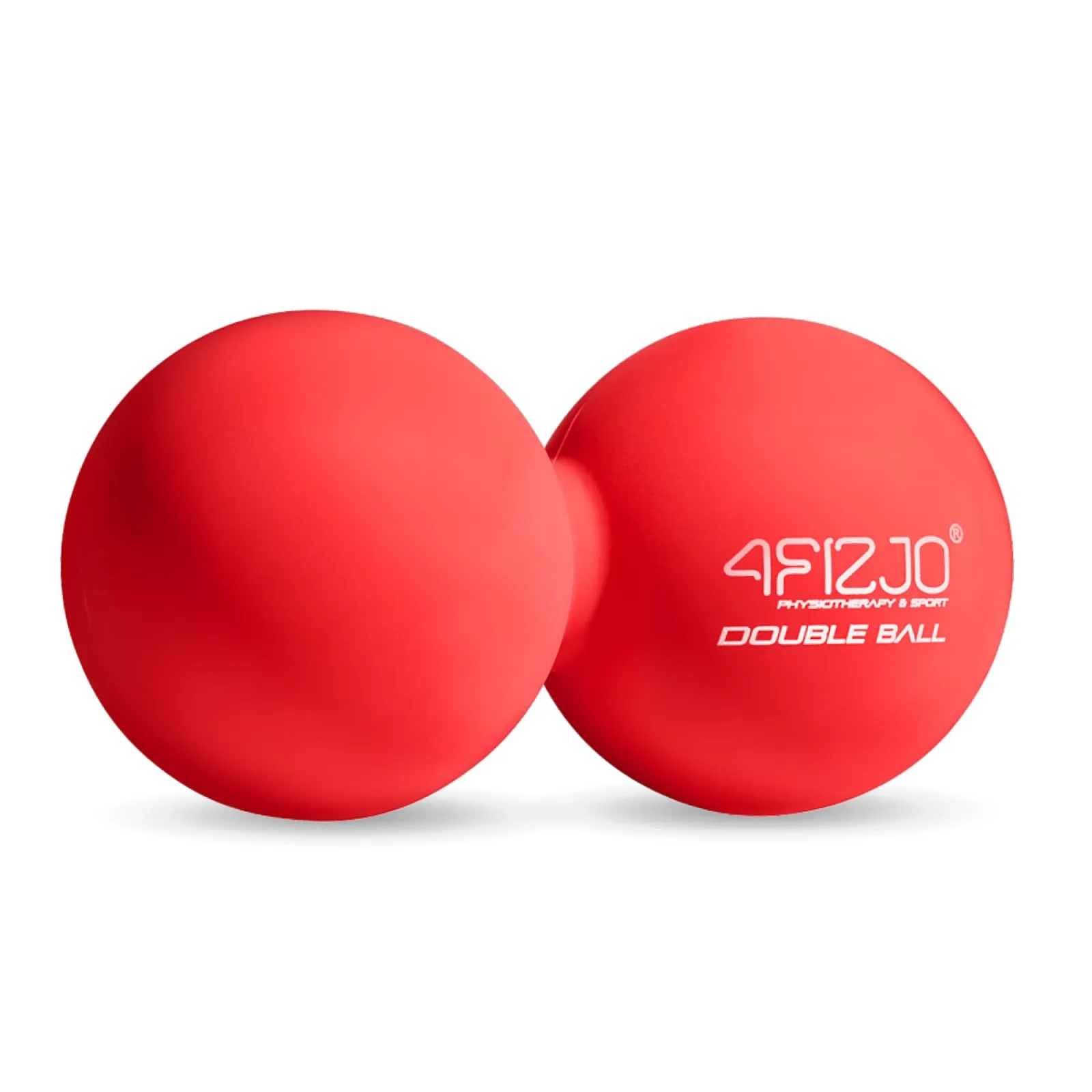 DVIGUBAS RUMULYS raudonas dvigubas masažo kamuoliukas