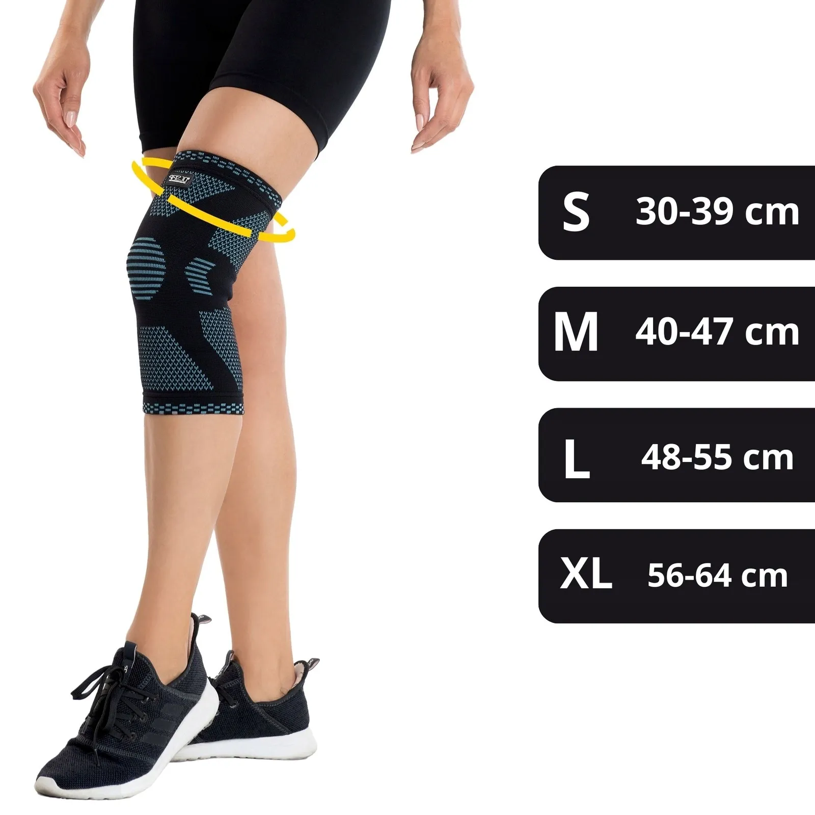 Elastinė kelio atrama XXL mėlyna