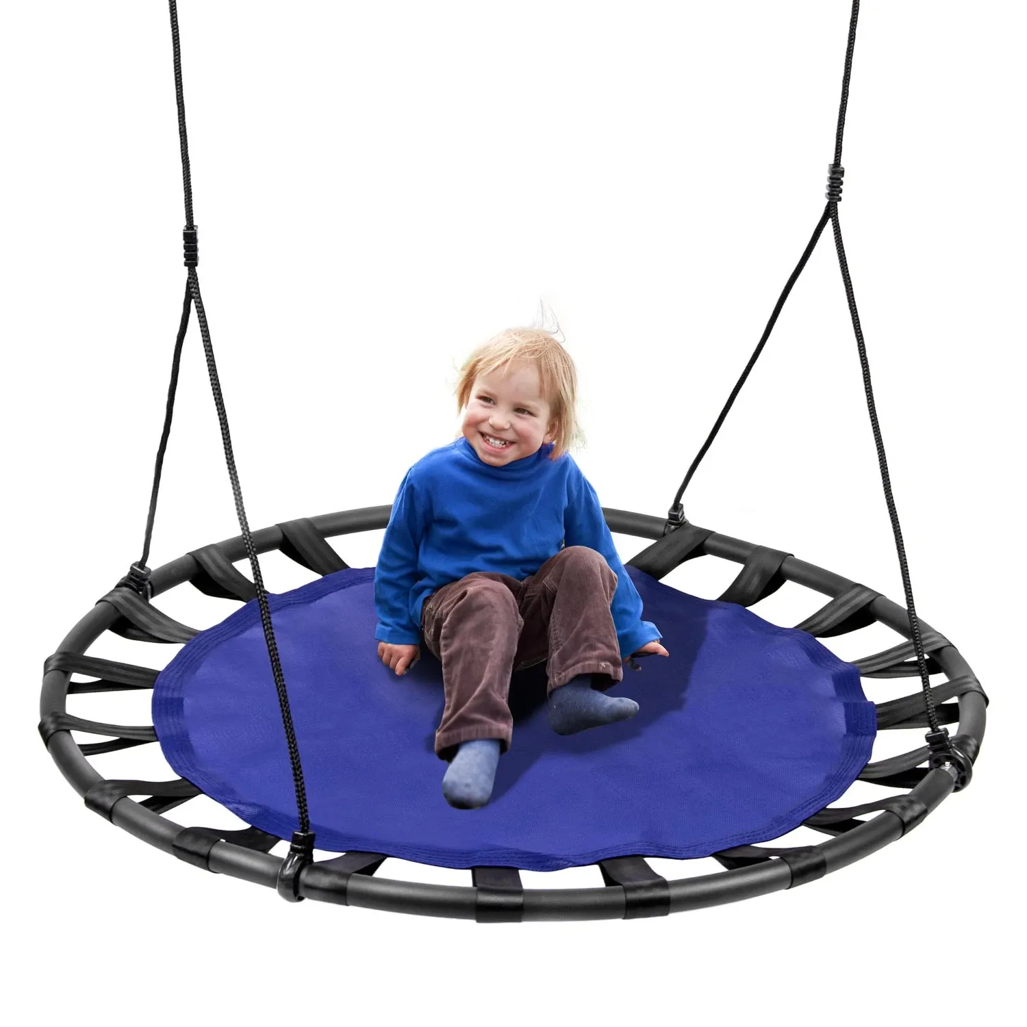 Sūpynės gandro lizdui SWINGO XXL 120 cm mėlynos - nuotrauka 1