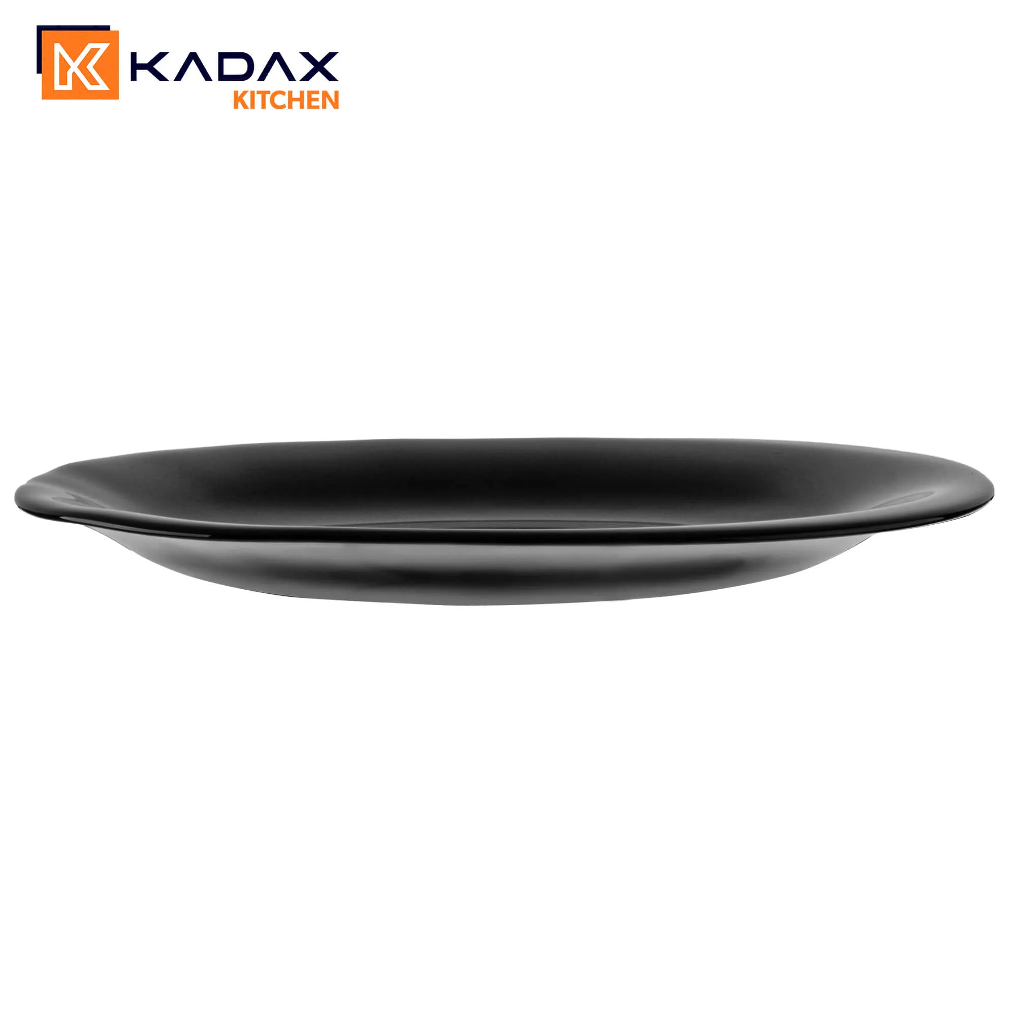 Vetriolo desertinė lėkštė 21 cm, juoda