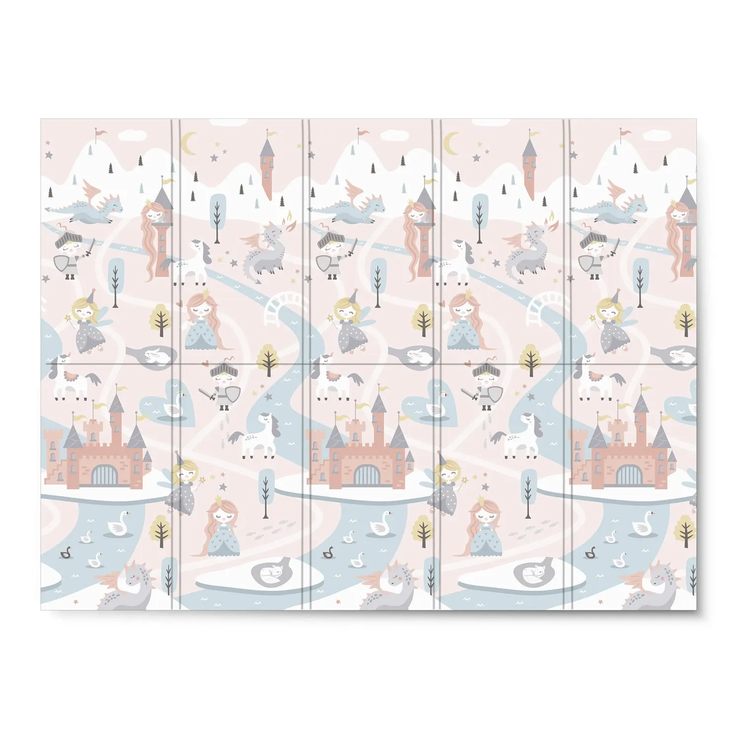 Sulankstomas edukacinis putplasčio kilimėlis 200 x 150 x 1 cm Nukido NK-341 - nuotrauka 1