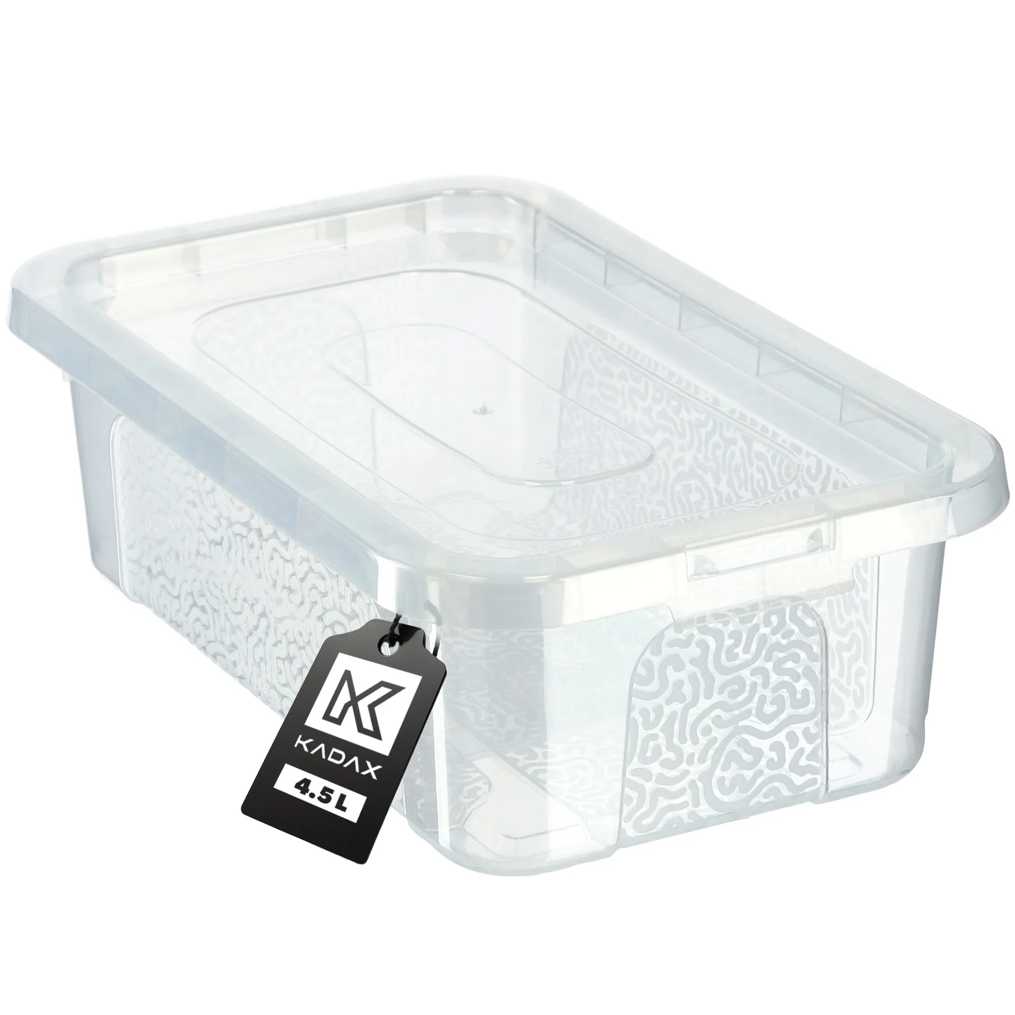 Dozza 4,5 l laikymo indas su dangteliu, bespalvis