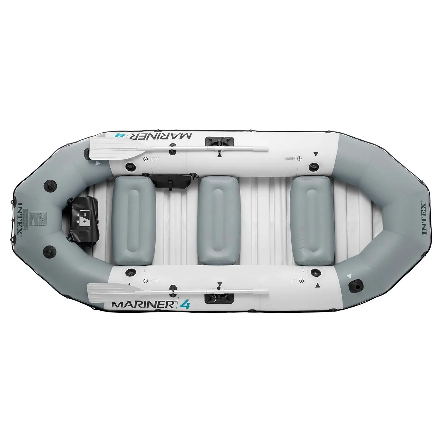 Pripučiama valtis „Mariner 4“ komplektas, 328 x 145 x 48 cm, INTEX 68376 - nuotrauka 1