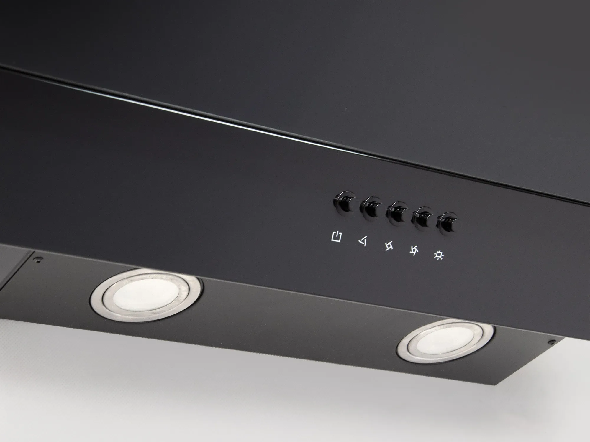 Berdsen BT-212 60 cm kamino formos viryklės gartraukis, juodas - nuotrauka 1