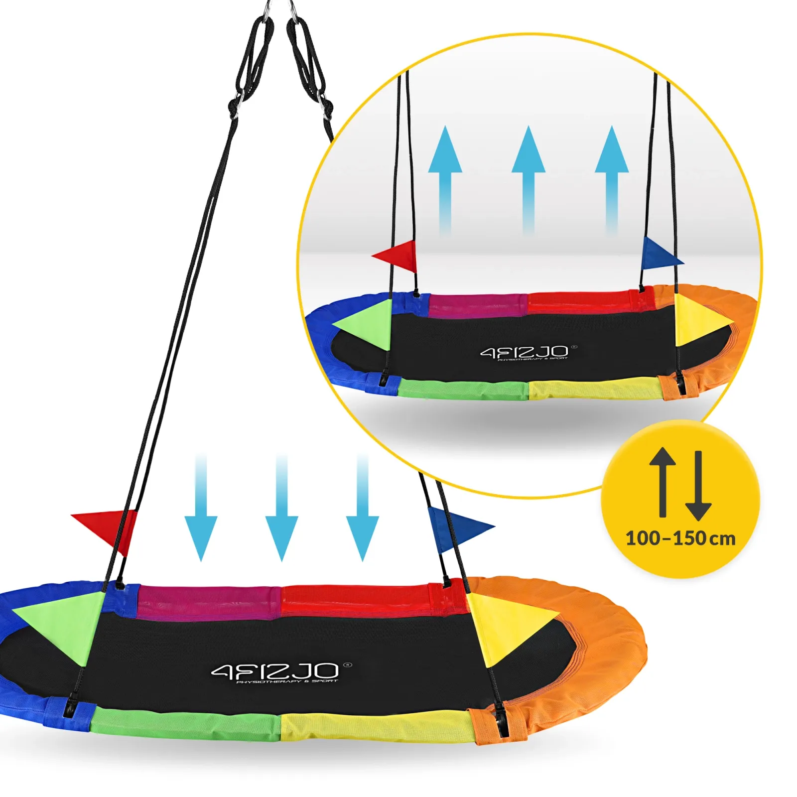 Vaikiškos sodo sūpynės „Stork%27s Nest“ 165 cm