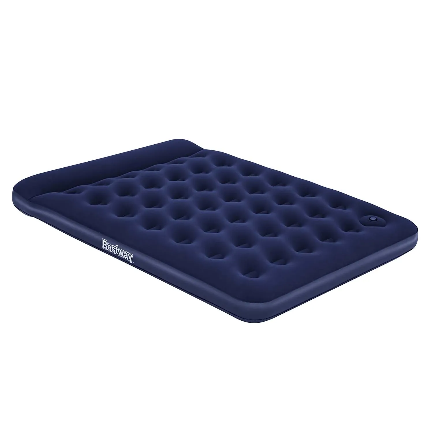 Pripučiamas čiužinys 203x152x28 cm su įmontuota kojine pompa Bestway 67226 - nuotrauka 1