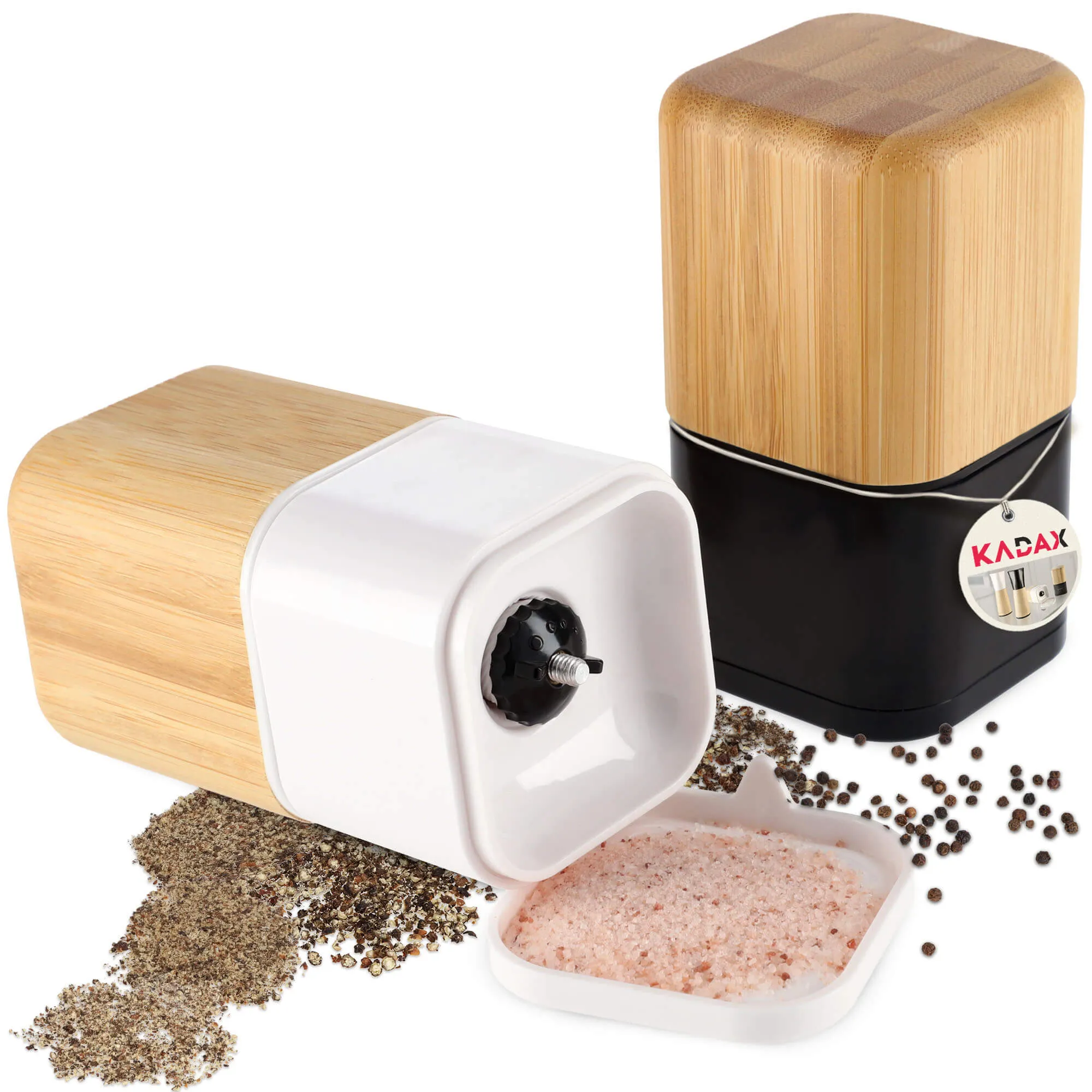 Pipirų ir druskos malūnėliai 11 x 6 cm 2 vnt.