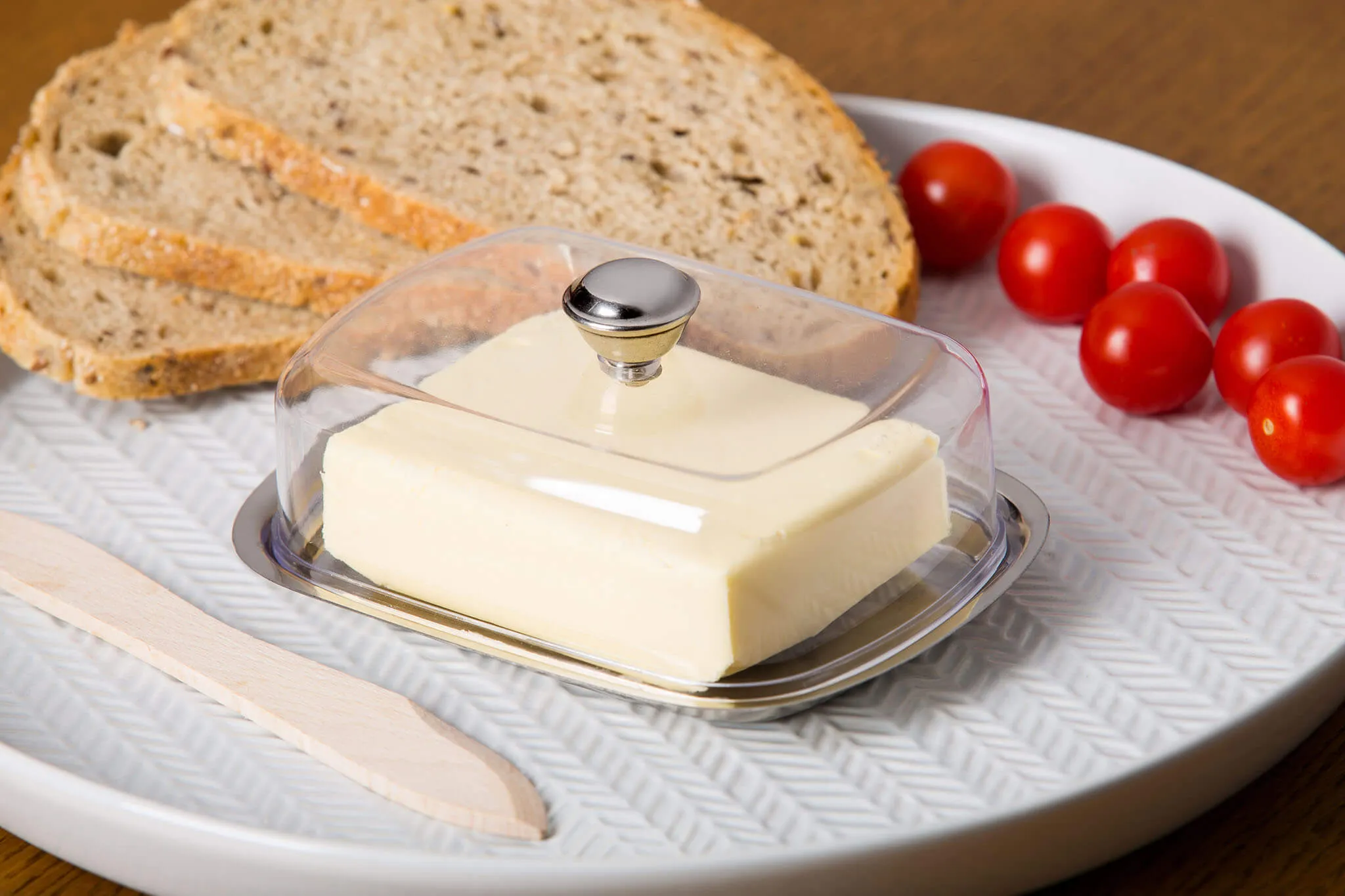 Sviestinė su permatomu dangčiu 7 x 15 cm