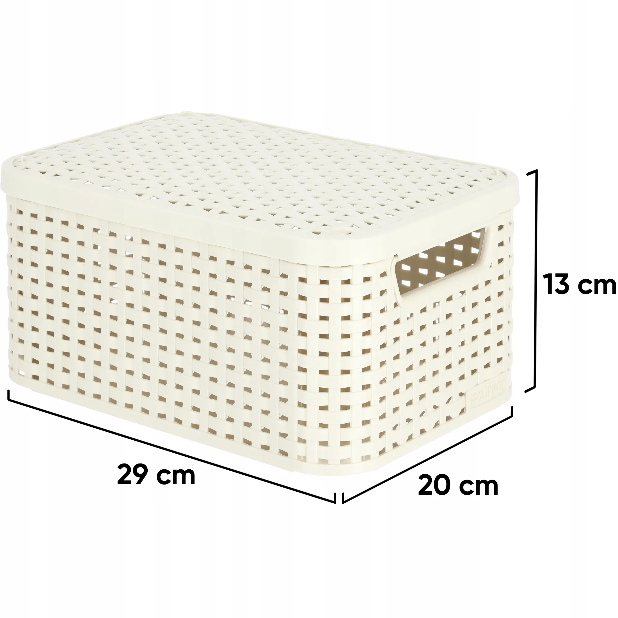 „Curver Style“ 6 l laikymo indas su dangčiu, kreminės spalvos