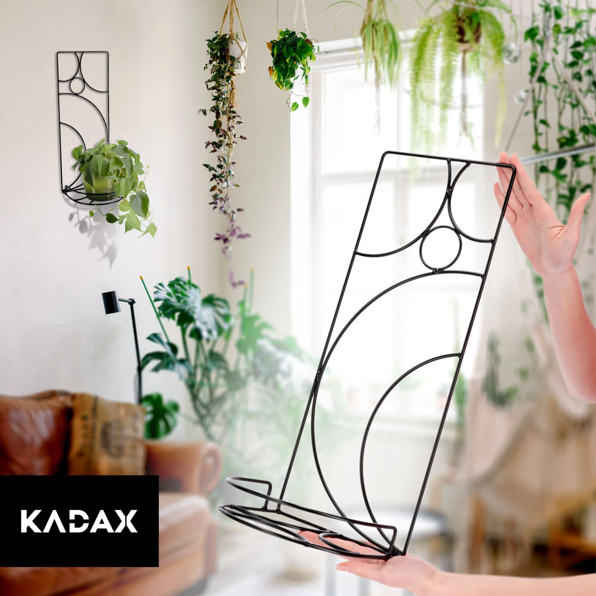 Metalinis gėlių stovas 50 x 20 cm