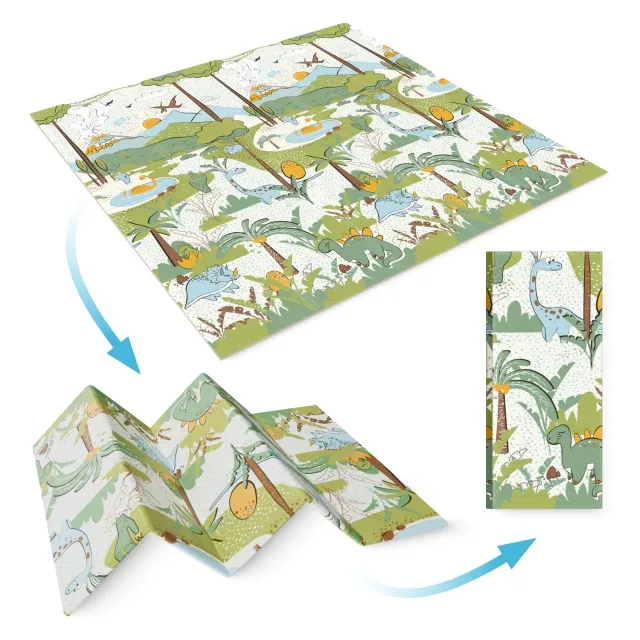 Kūdikių žaidimų kilimėlis džiunglėms ir stovyklavimui 200 x 180 cm