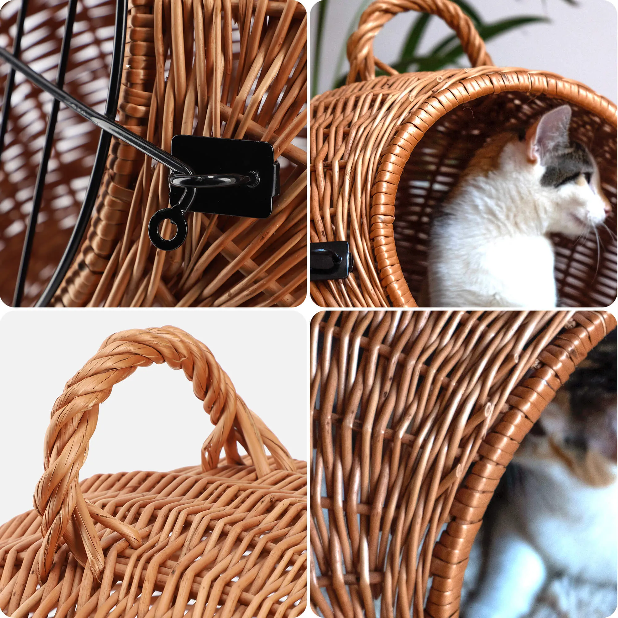 Marra pintas krepšys 33 x 39 cm, rudas