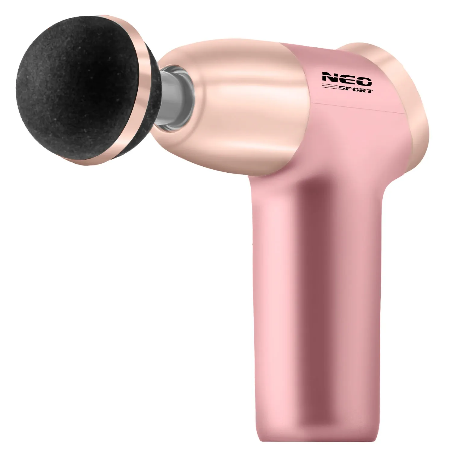 Kūno masažo pistoletas 8 antgaliai NS-500 Neo-sport rožinis - nuotrauka 1