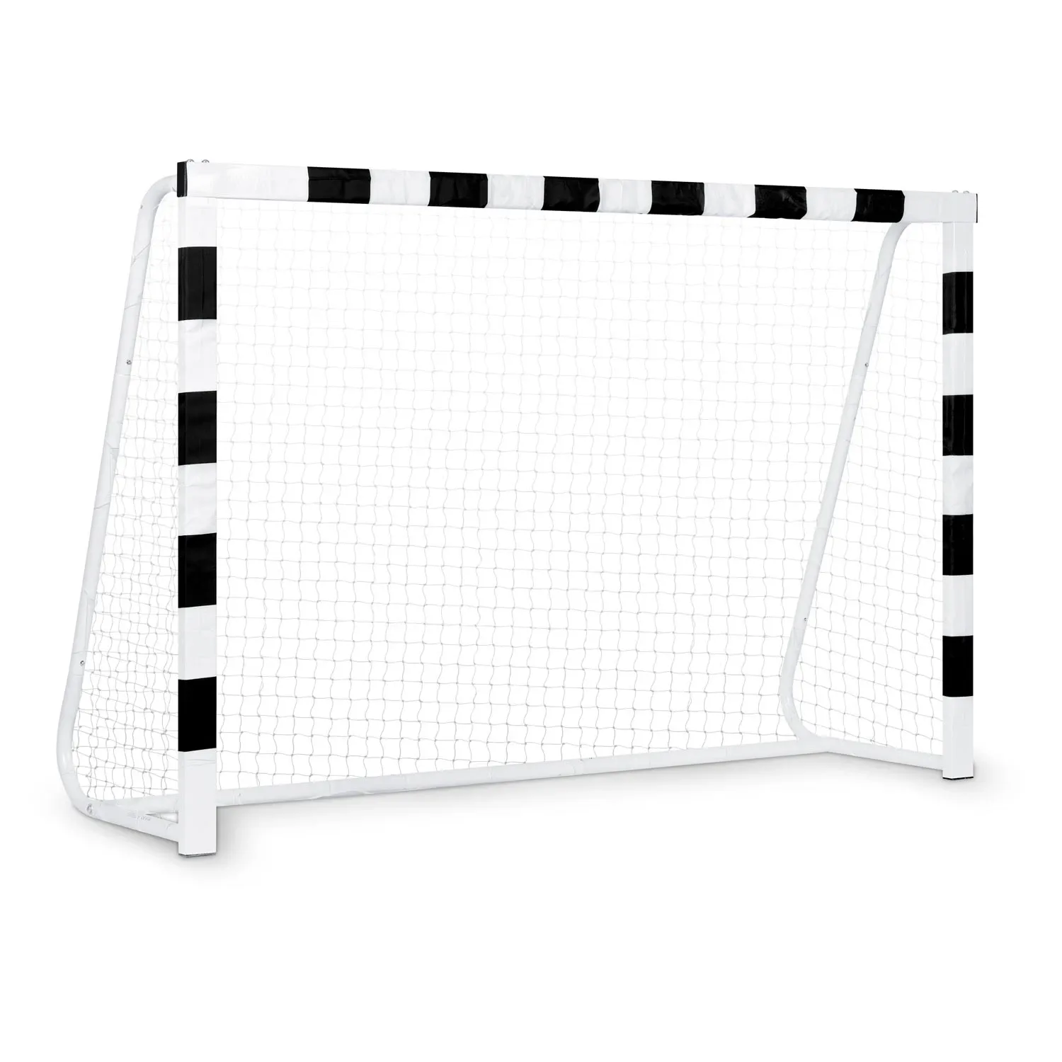 Futbolo vartai 300 x 200 x 120 cm NS-465 juodi ir balti - nuotrauka 1