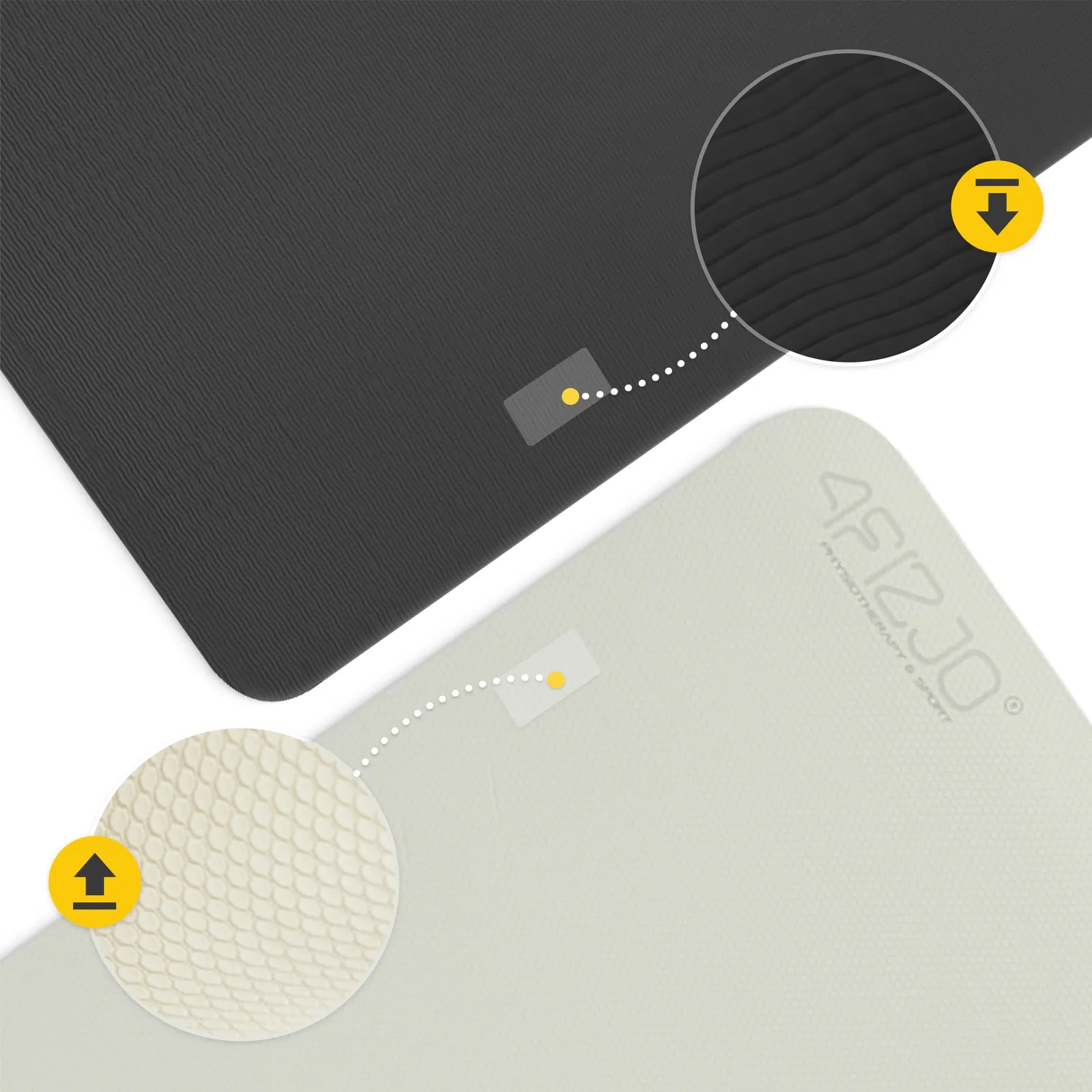 TPE neslystantis mankštos ir jogos kilimėlis