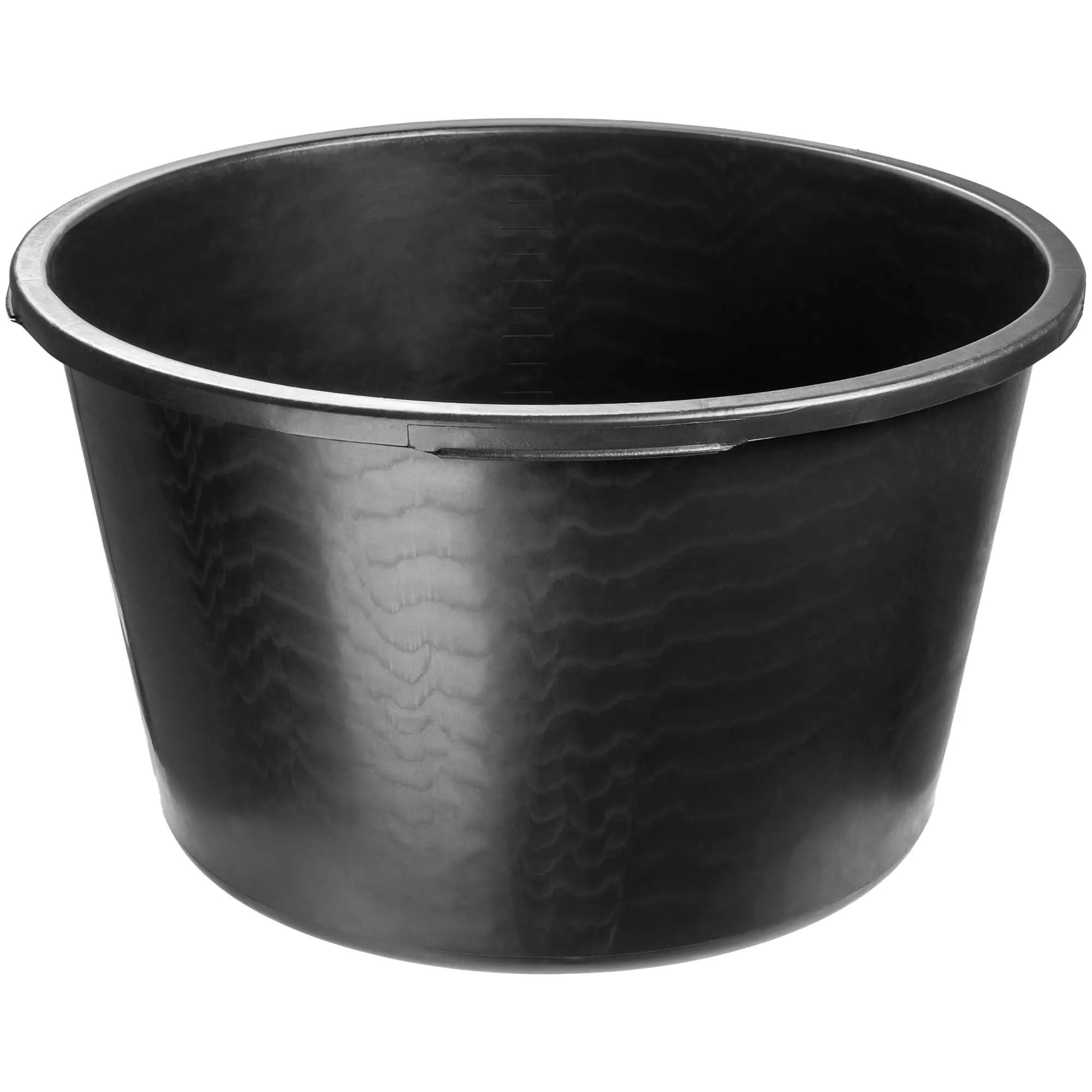 Apvalus statybinis konteineris 90 litrų, juodas