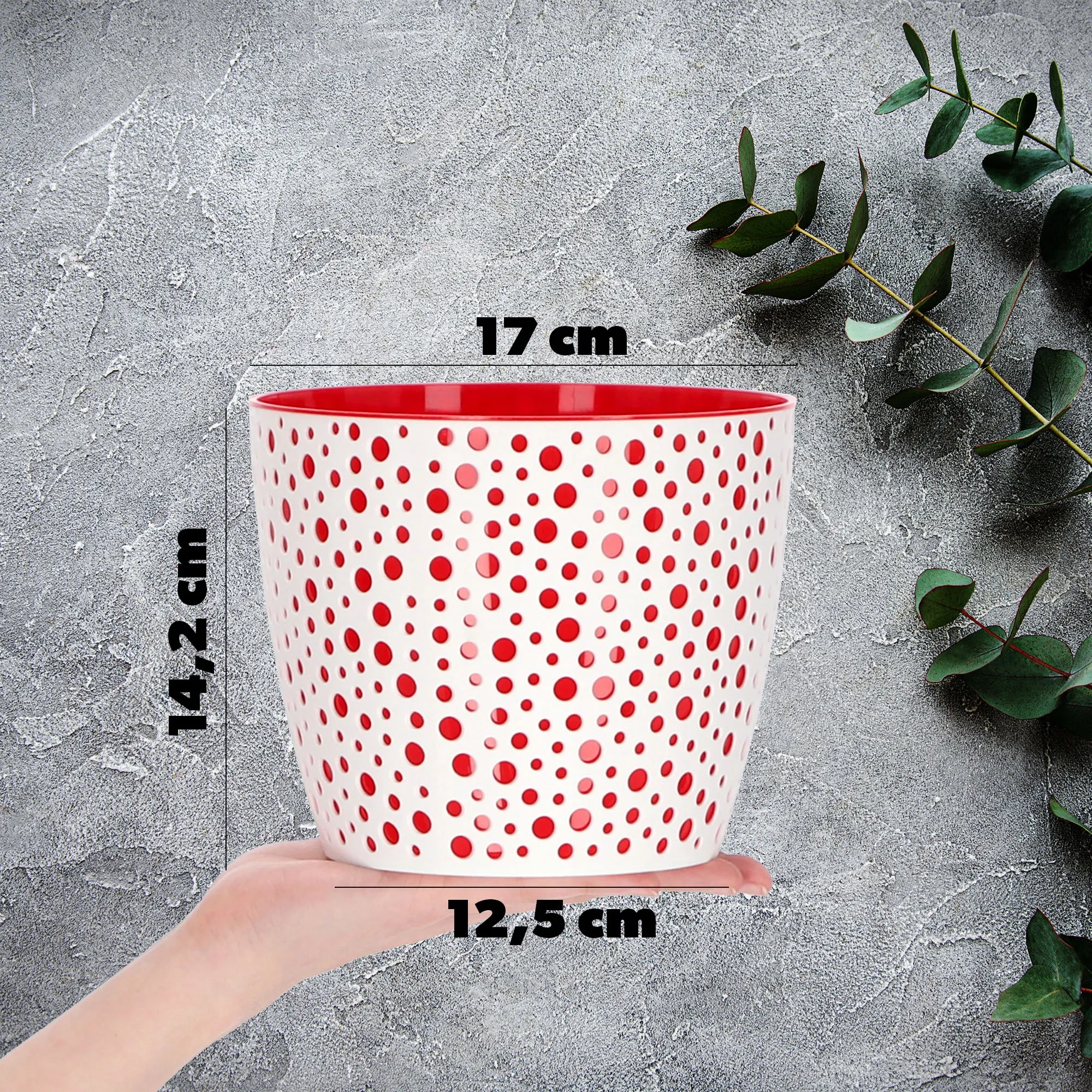 Casini gėlių vazonas 17 cm