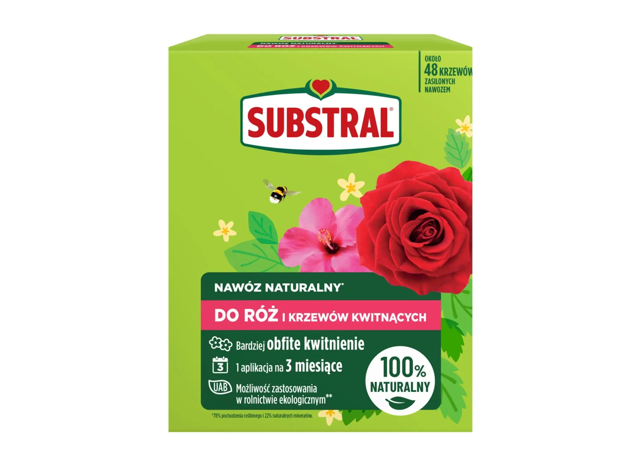 Substral Natūralios trąšos rožėms ir žydintiems krūmams 1,2 kg