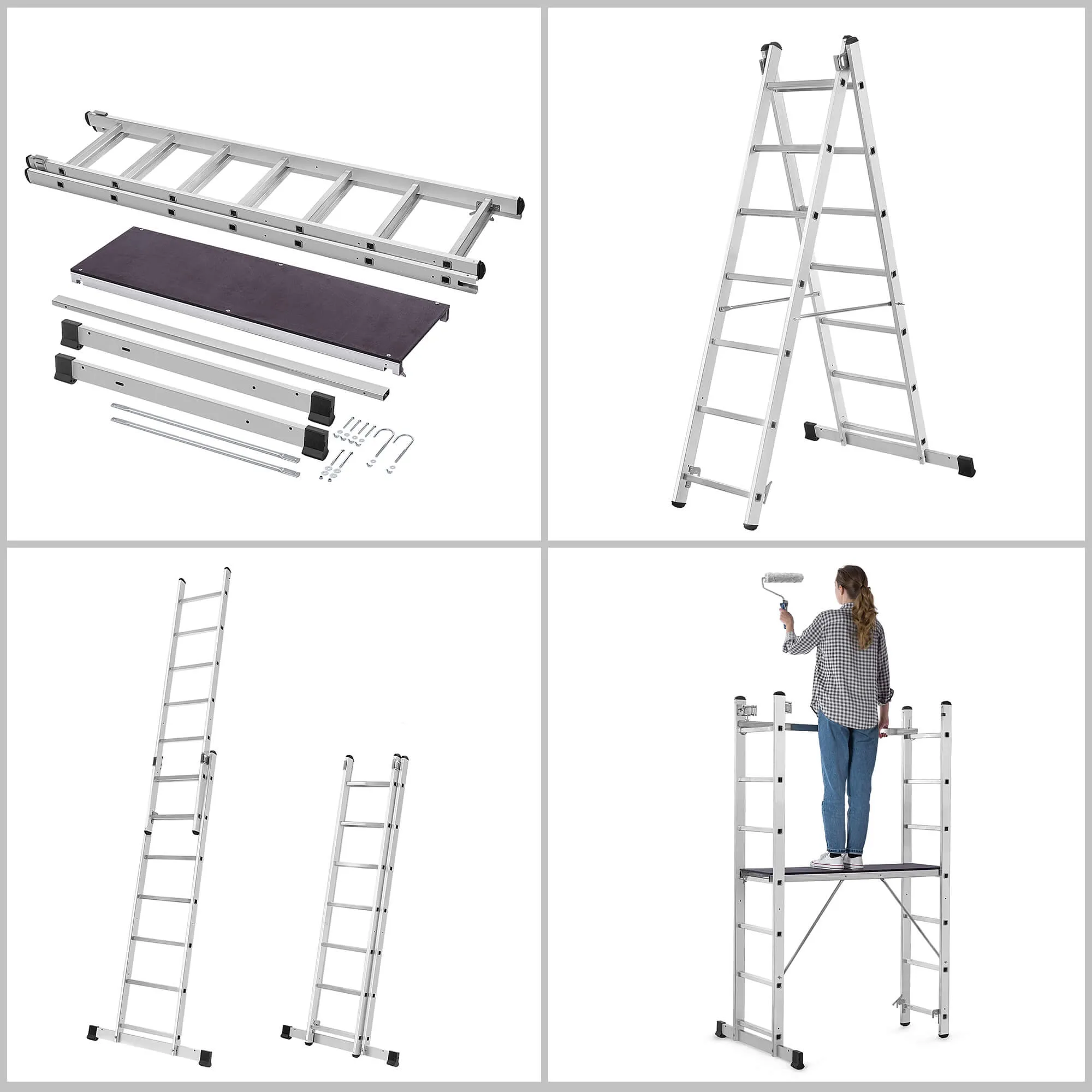 Vadans aliuminio kopėčių pastoliai 320 cm