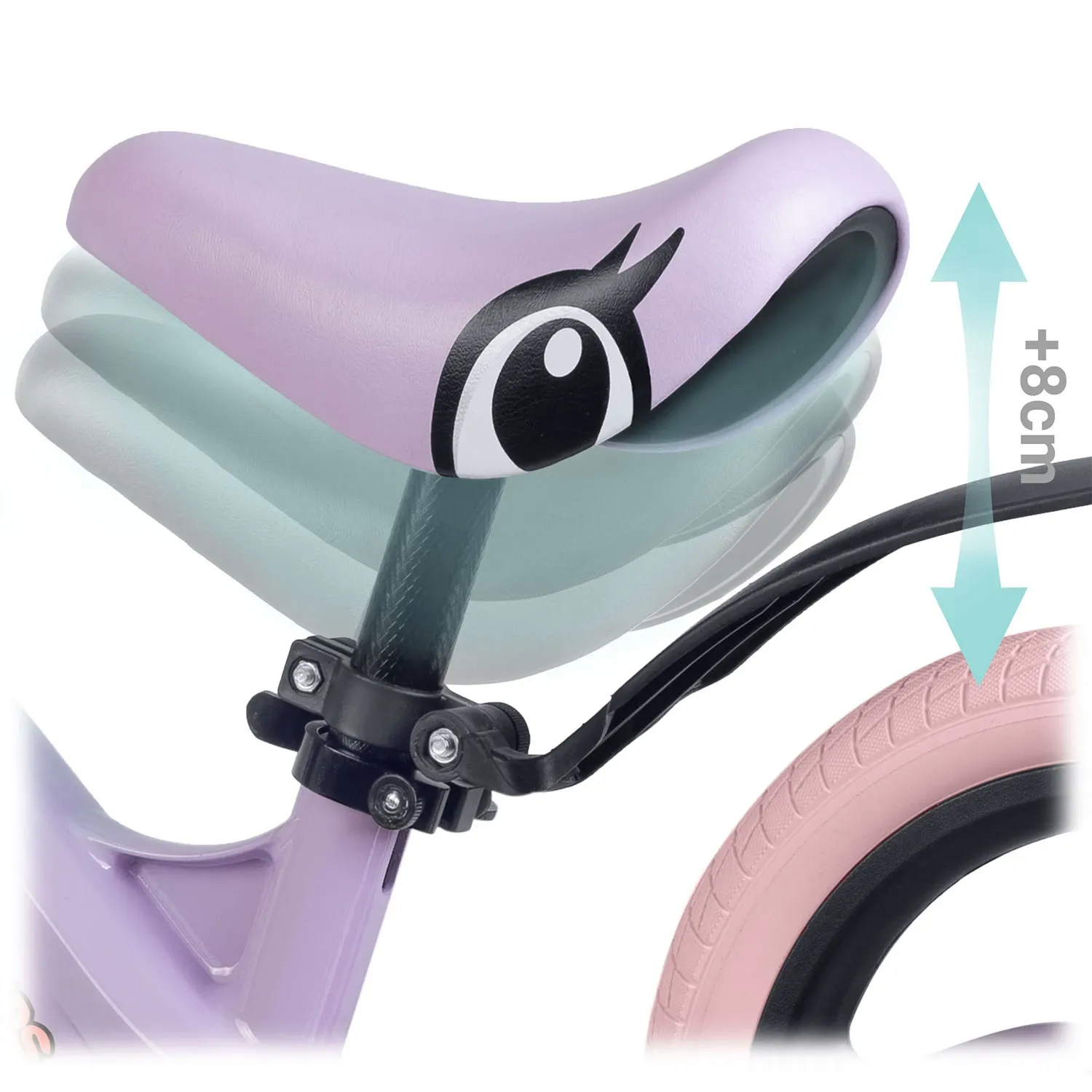 Ricokids FUNNU balansinis dviratis vaikams - nuotrauka 1