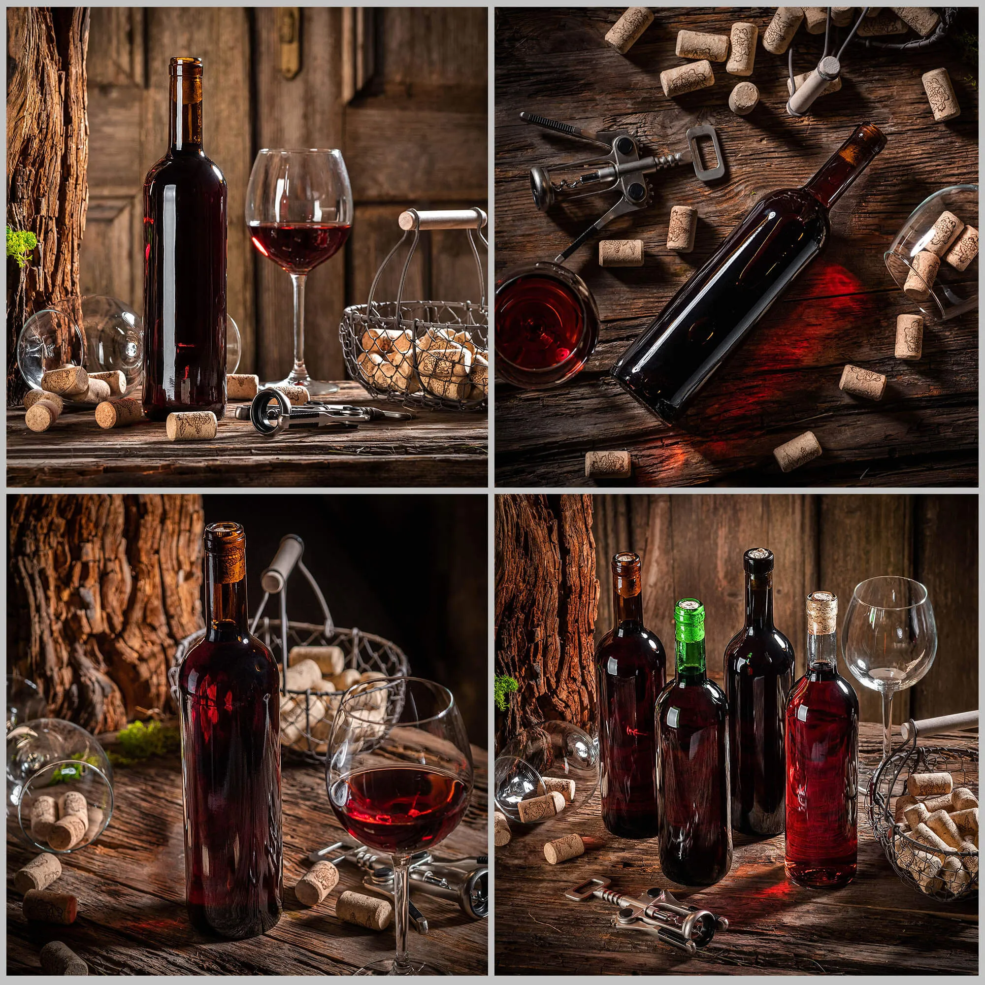 Biagio vyno buteliai 750 ml rudi be kamščio 10 vnt.