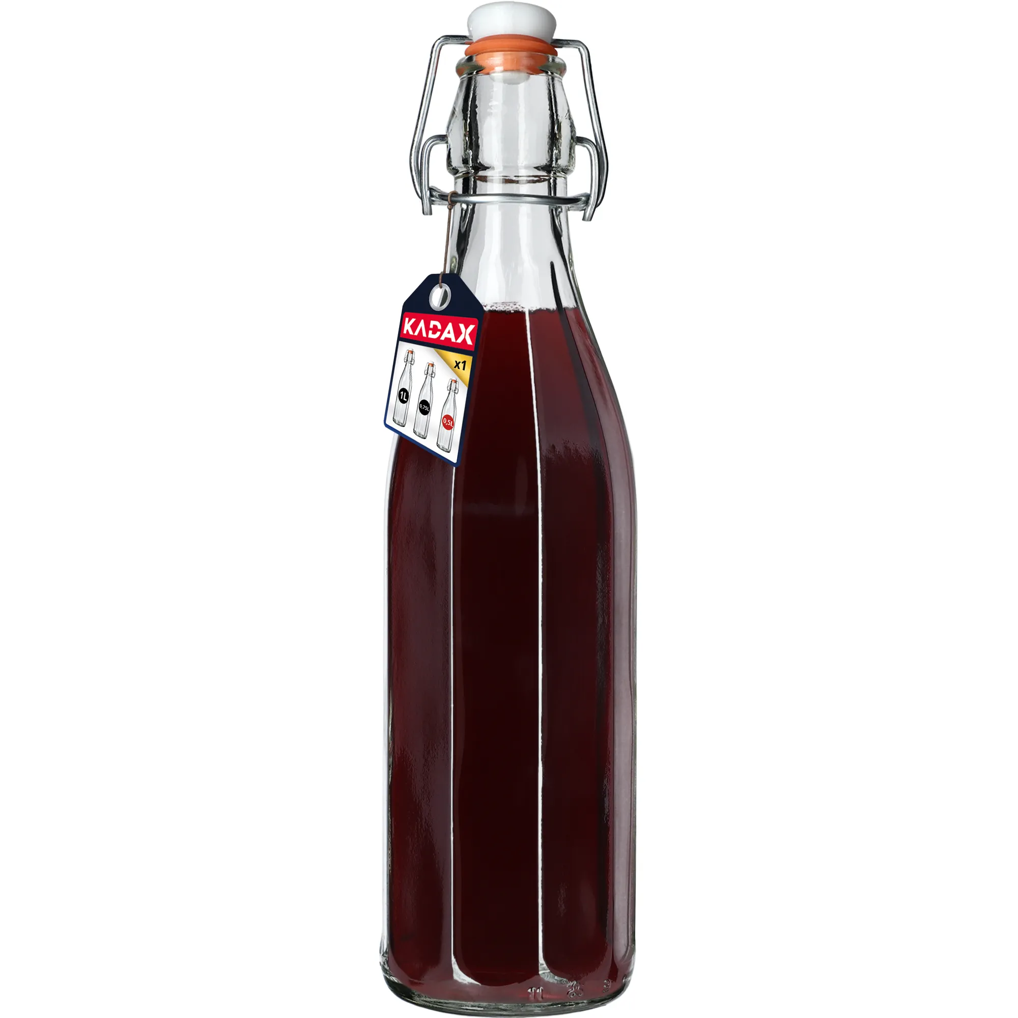 Tore stiklinis butelis su kamščiu 500 ml