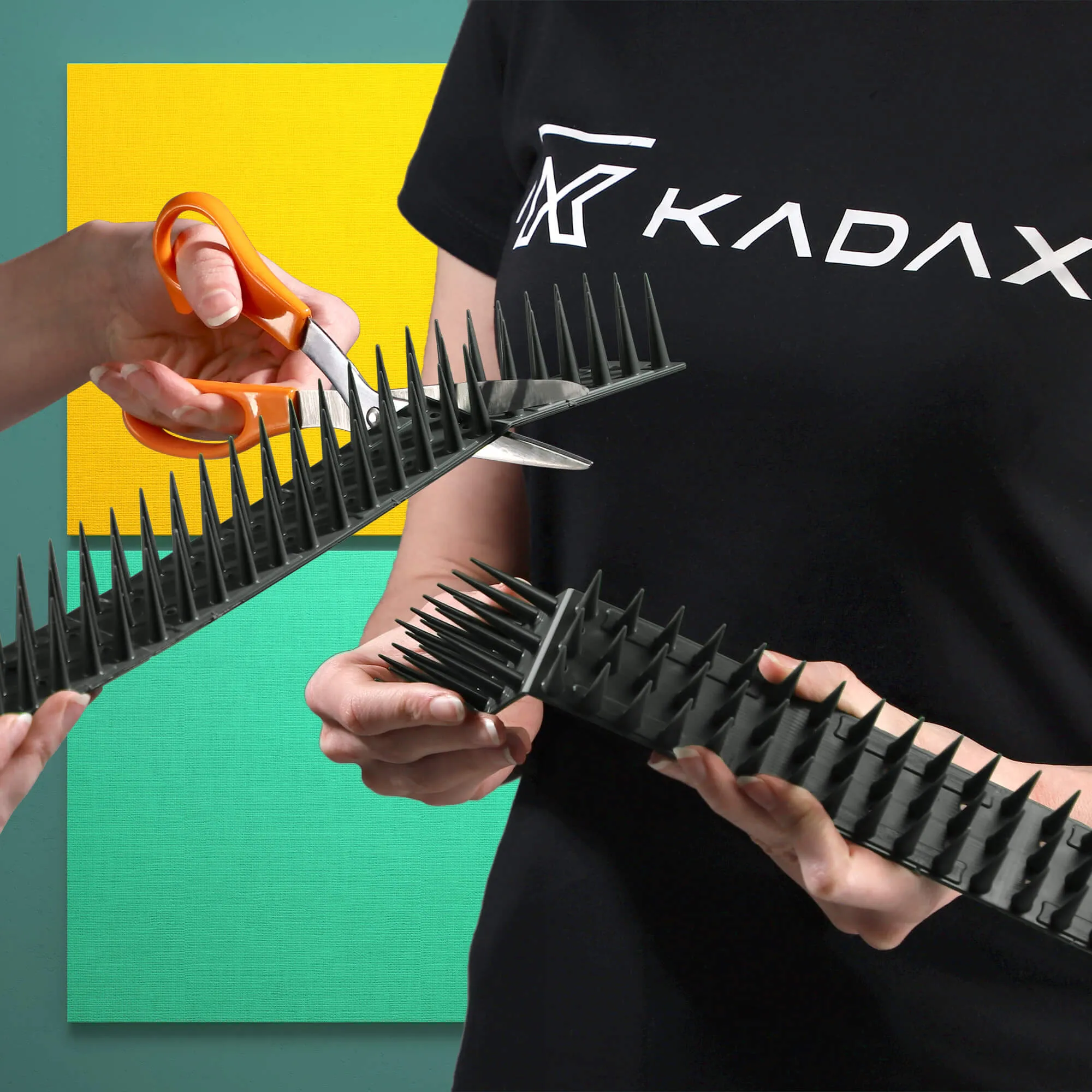 „Arcas“ plastikiniai paukščių apsaugos smaigai, antracito spalvos, 24 vnt.