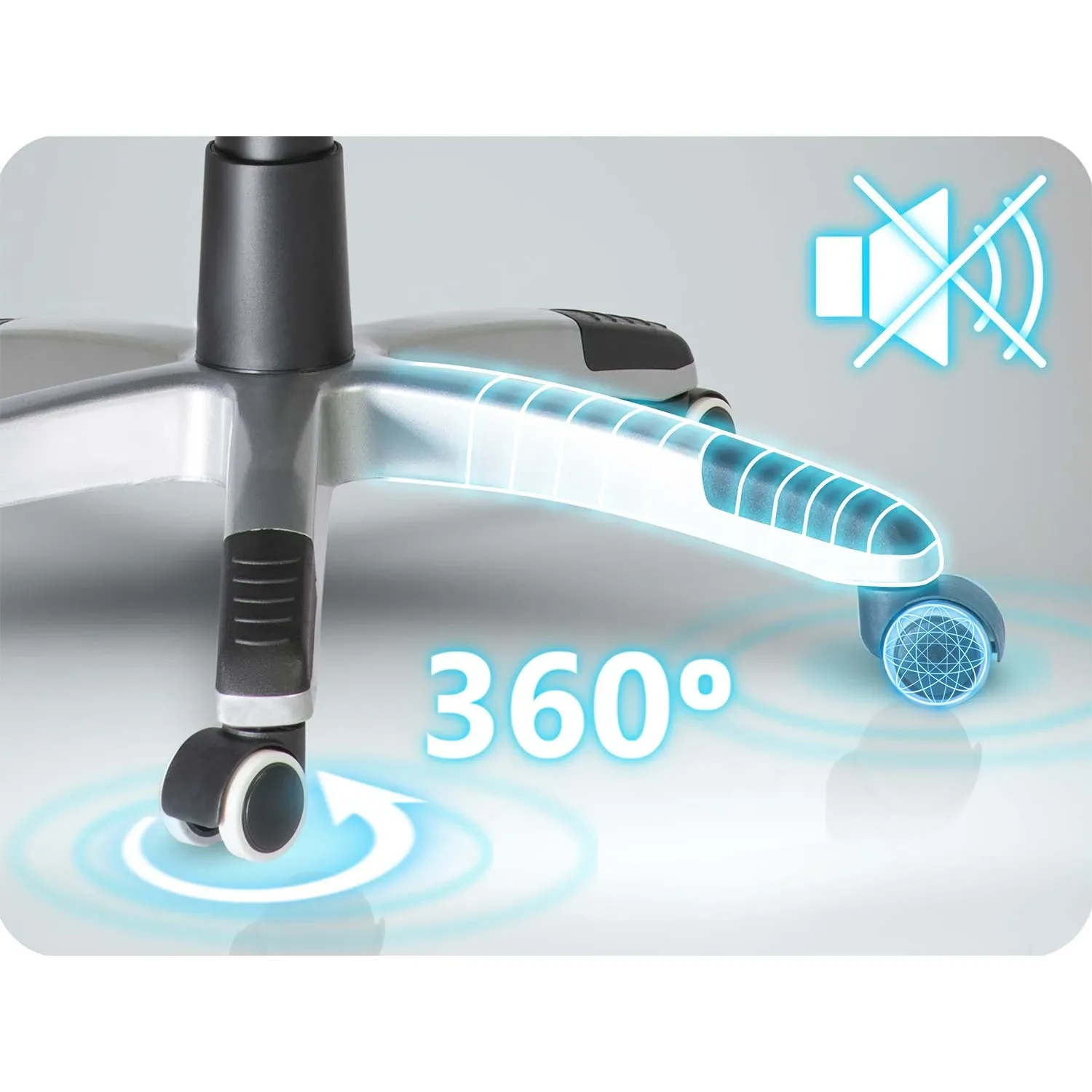 Sofotel pasukama biuro kėdė, juoda - nuotrauka 1