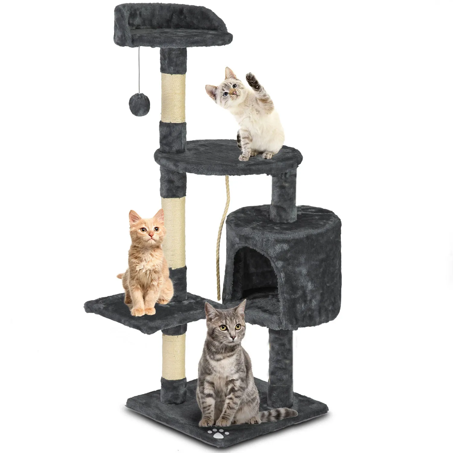 Katės draskyklė 111 cm DR-266 Pethaus pilka - nuotrauka 1