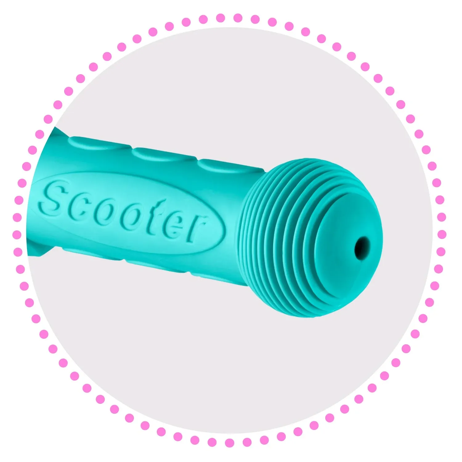 „Ricokids Loco“ triratis paspirtukas – turkio spalvos rožinis - nuotrauka 1