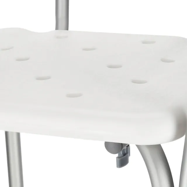 Dušo kėdė su atlošu ir porankiais